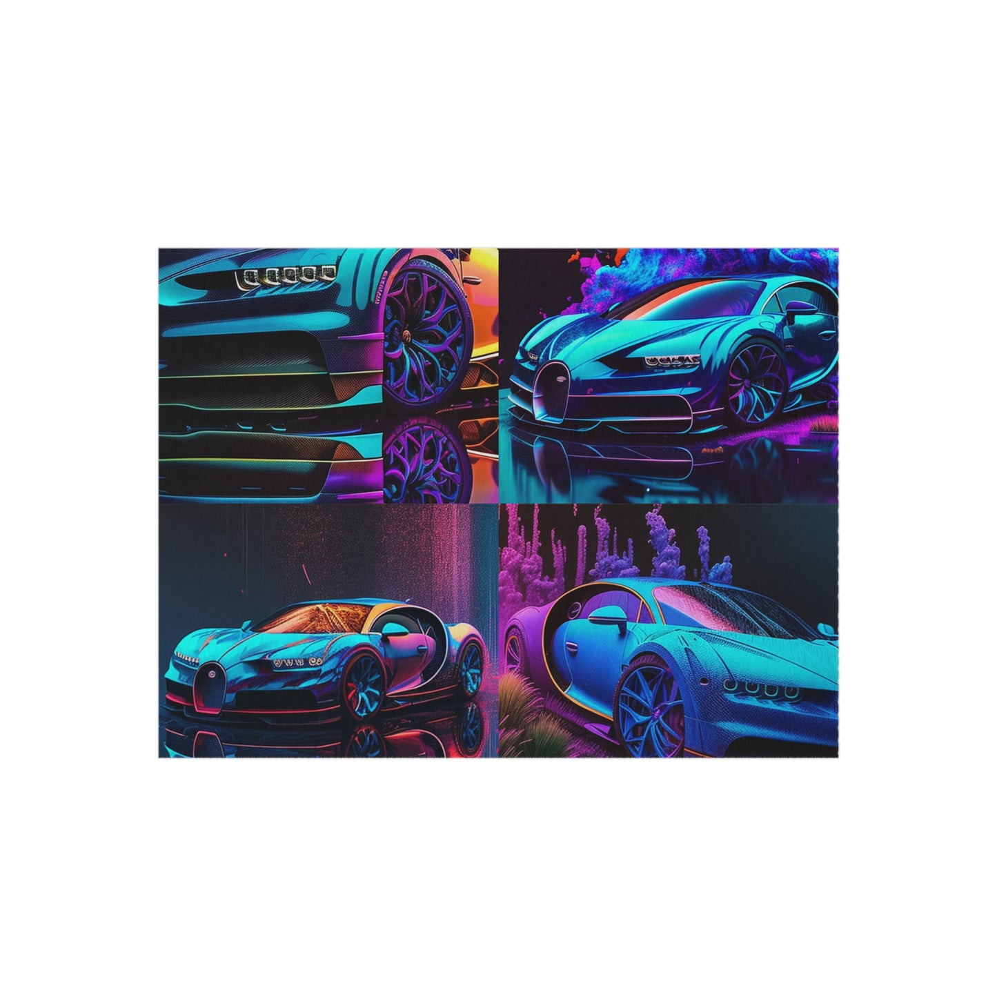 Outdoor Rug  Bugatti Neon Chiron 5