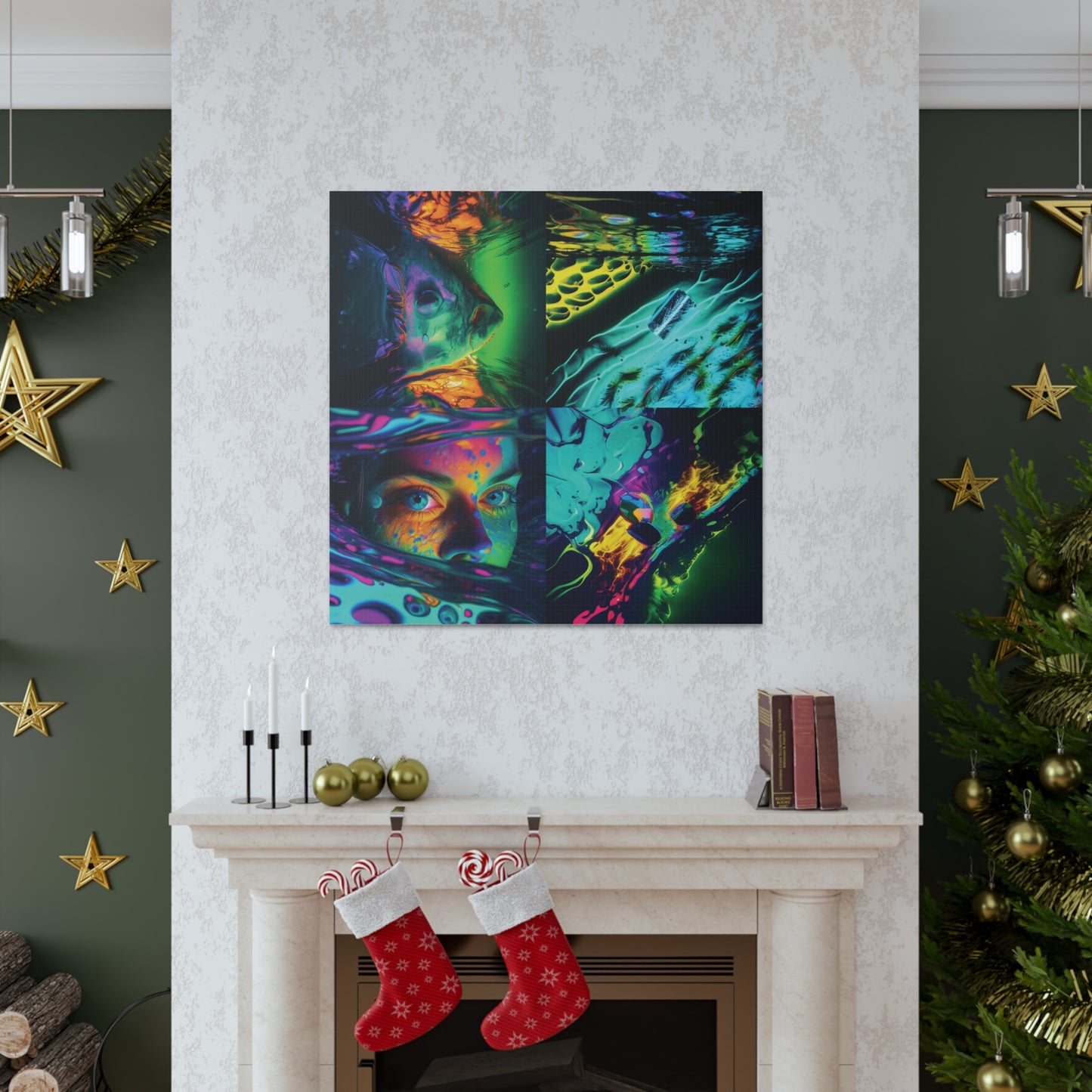 Canvas Gallery Wraps Florescent Glow 5