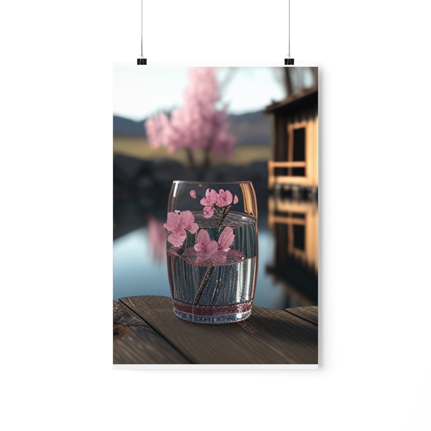 Premium Matte Vertical Posters Cherry Blossom 1