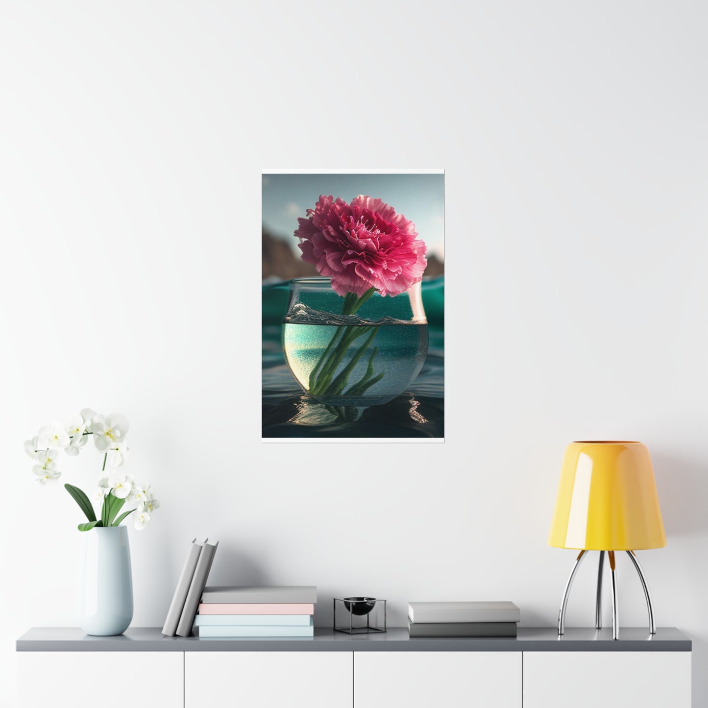 Premium Matte Vertical Posters Carnation 1