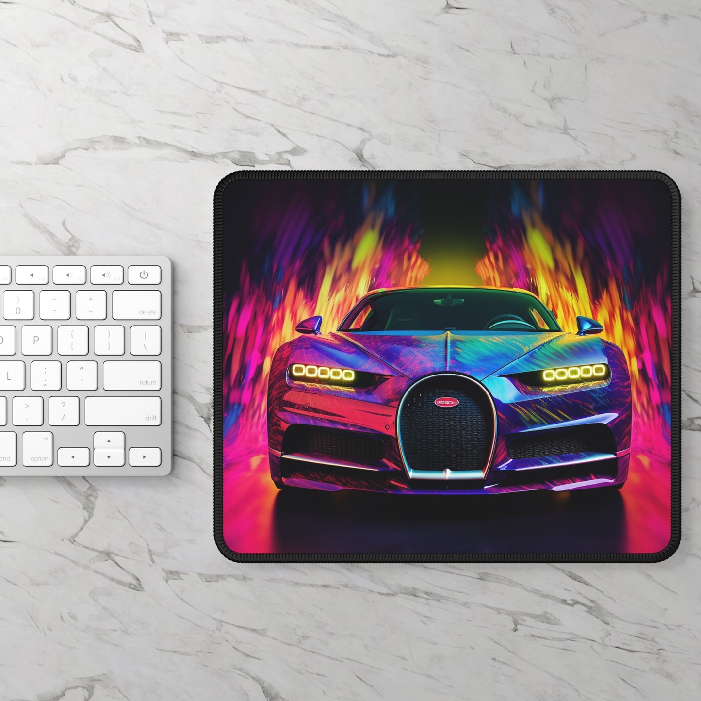 Gaming Mouse Pad  Florescent Bugatti Flair 3