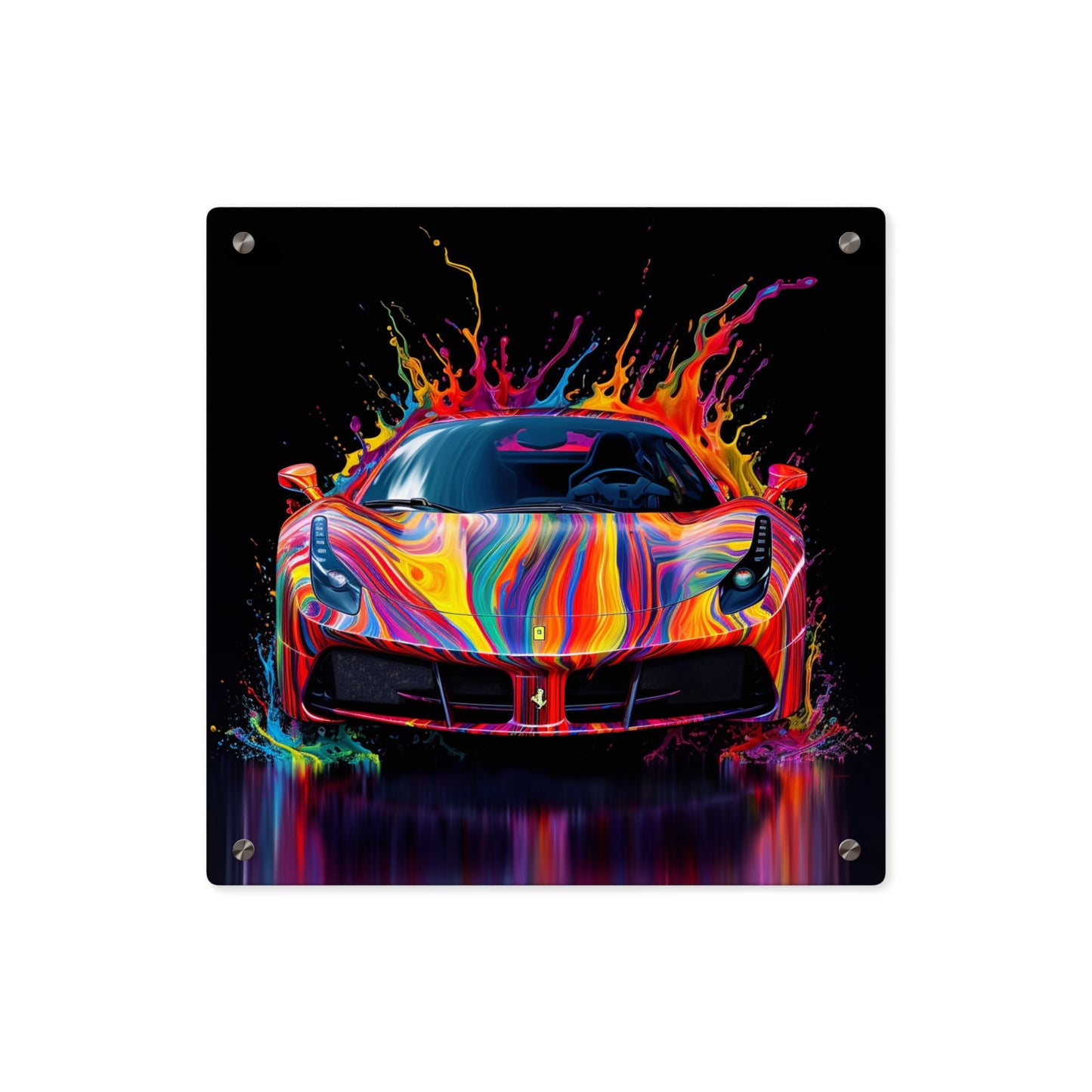 Acrylic Wall Art Panels Ferrari Fusion Water 4