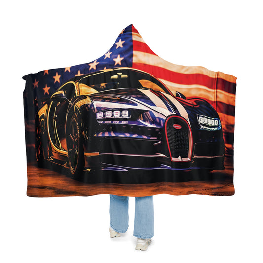 Snuggle Hooded Blanket Macro Bugatti American Flag 4