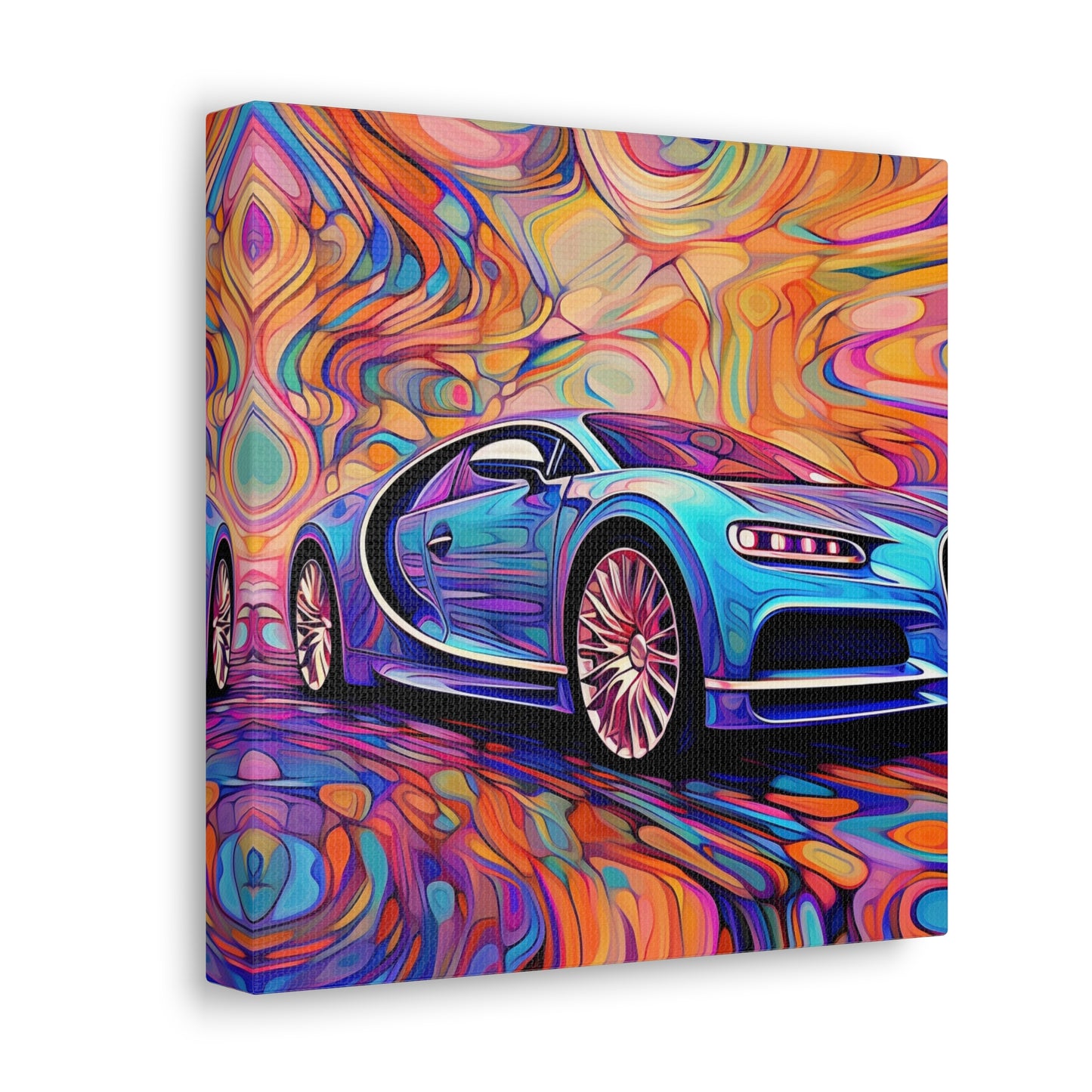 Canvas Gallery Wraps Bugatti Abstract Concept 3