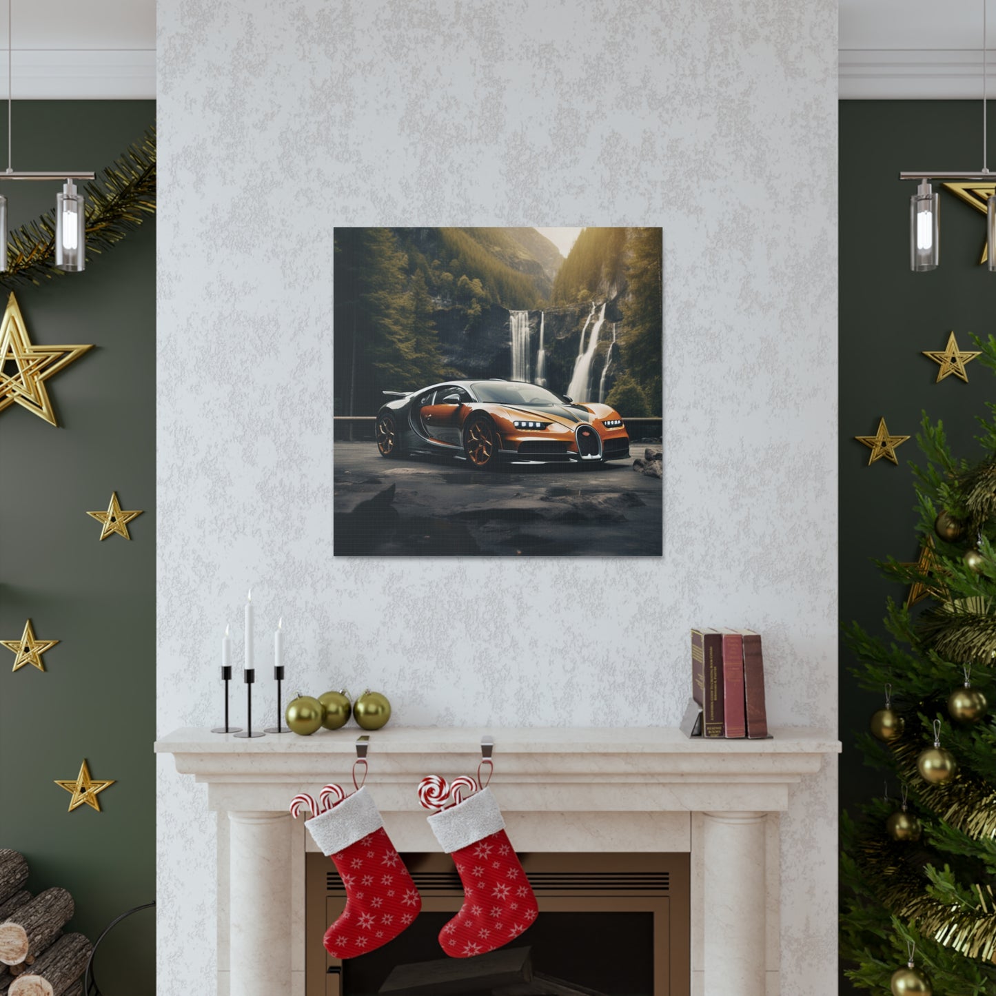 Canvas Gallery Wraps Bugatti Waterfall 3