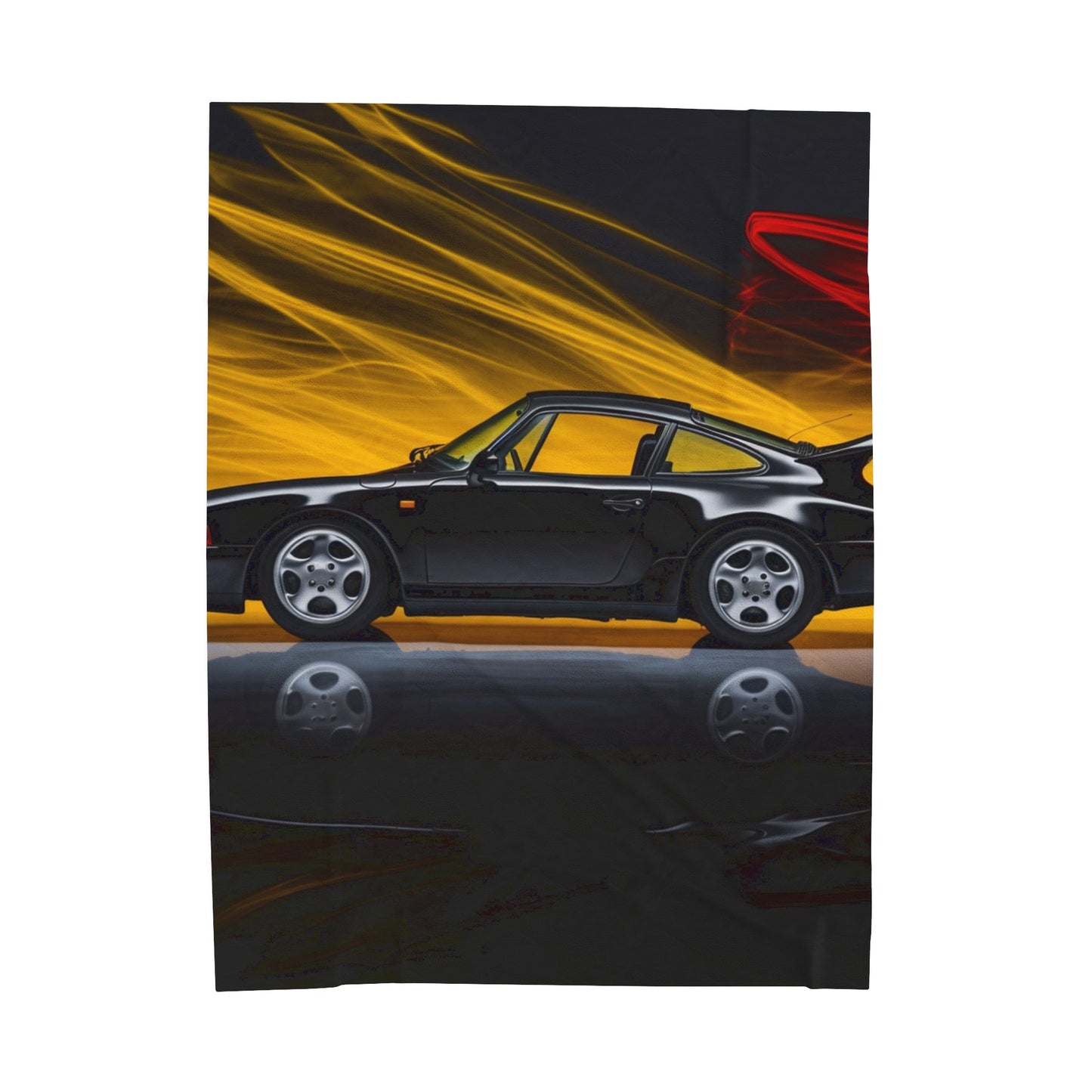 Velveteen Plush Blanket Porsche 933 4