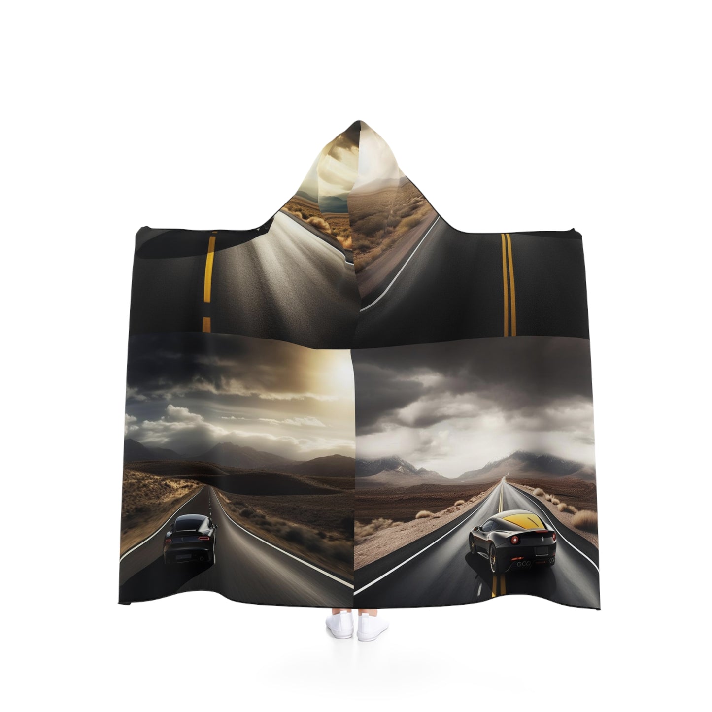 Hooded Blanket Ferrari Road 5