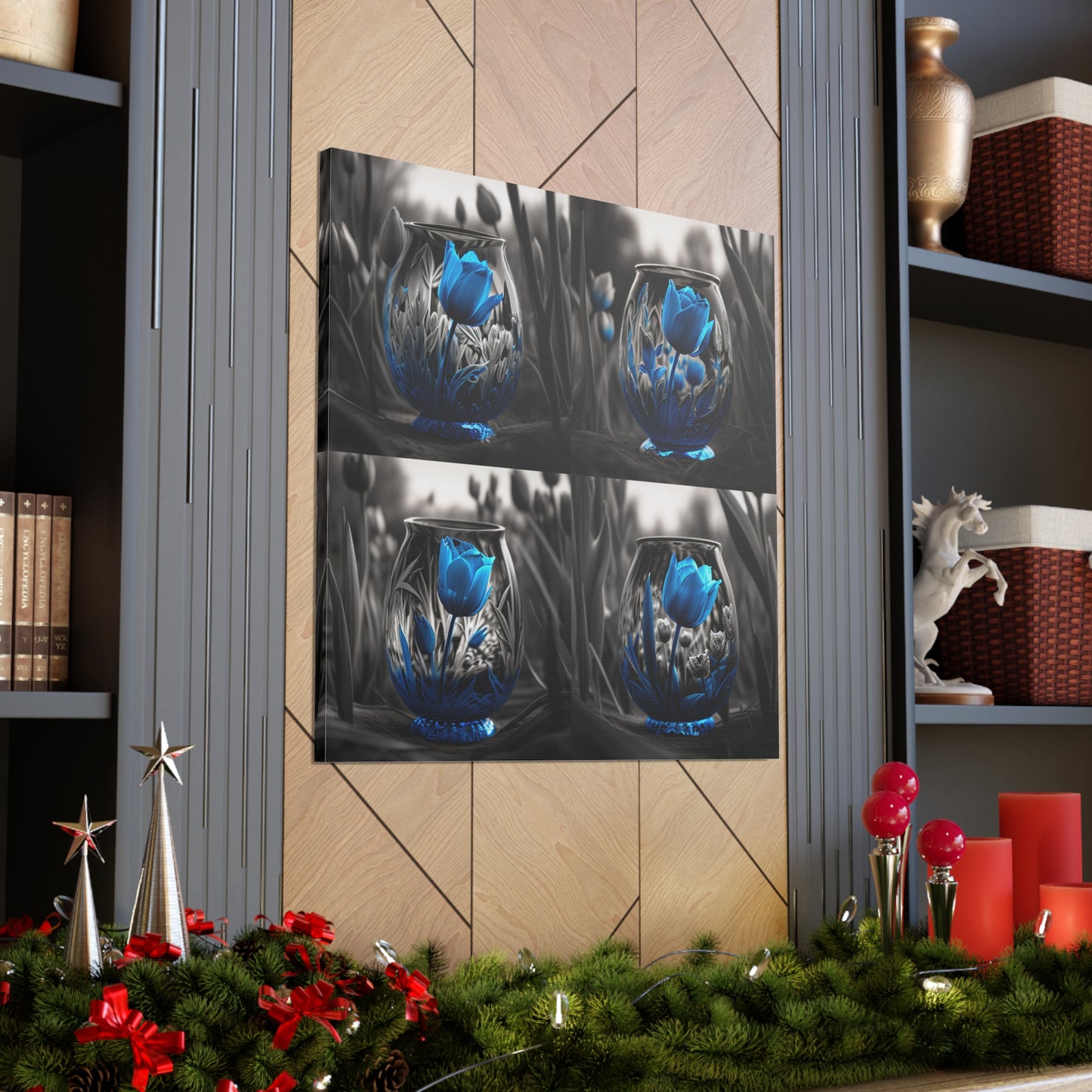 Canvas Gallery Wraps Tulip Blue 5
