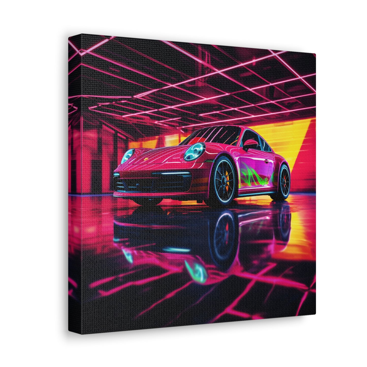 Canvas Gallery Wraps Macro Porsche 3