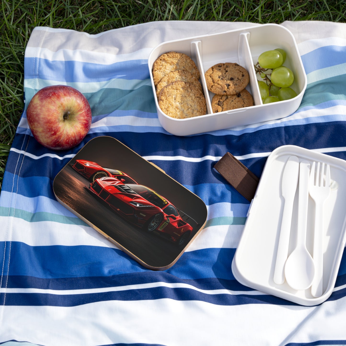 Bento Lunch Box Ferrari Red 4