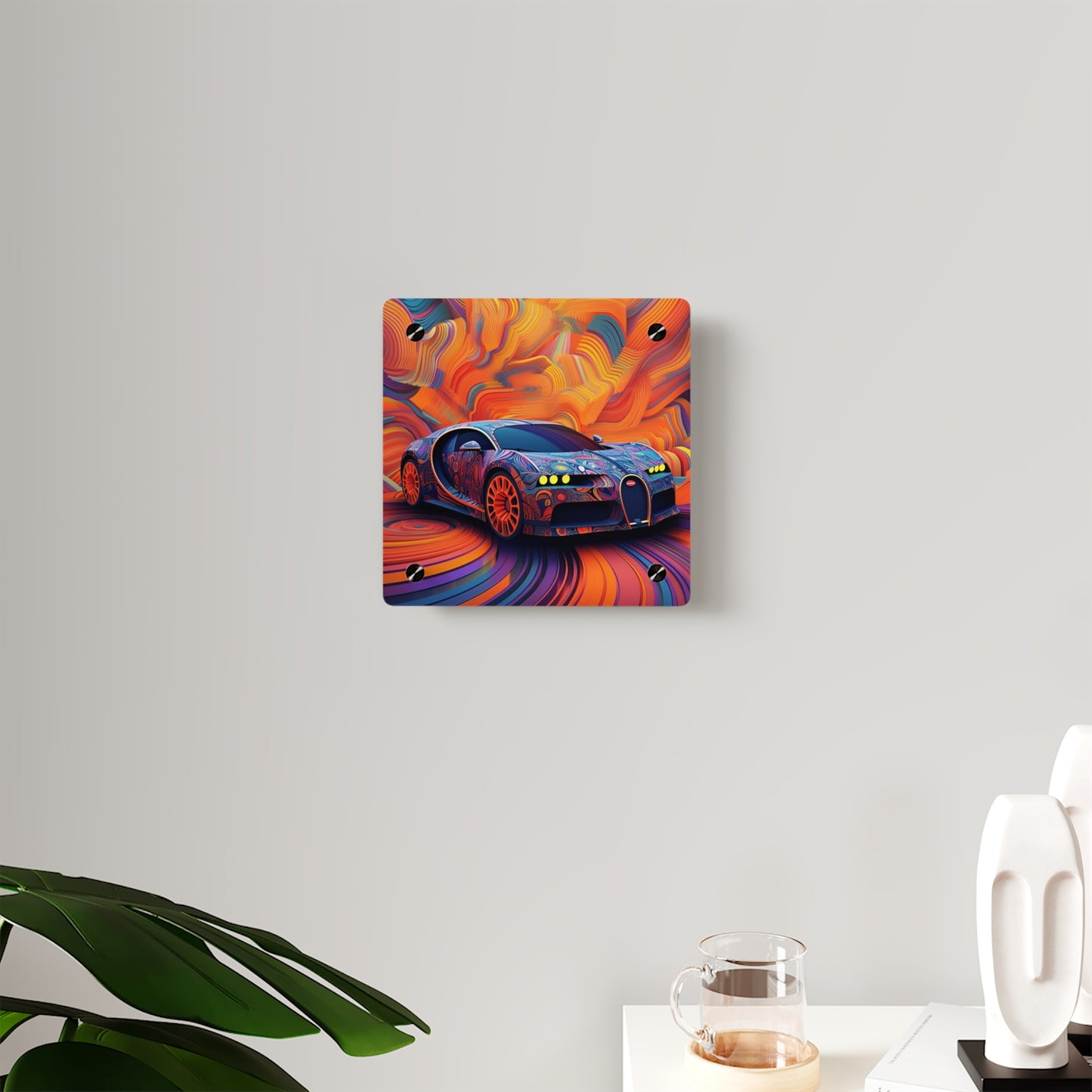 Acrylic Wall Art Panels Bugatti Abstract Concept 4