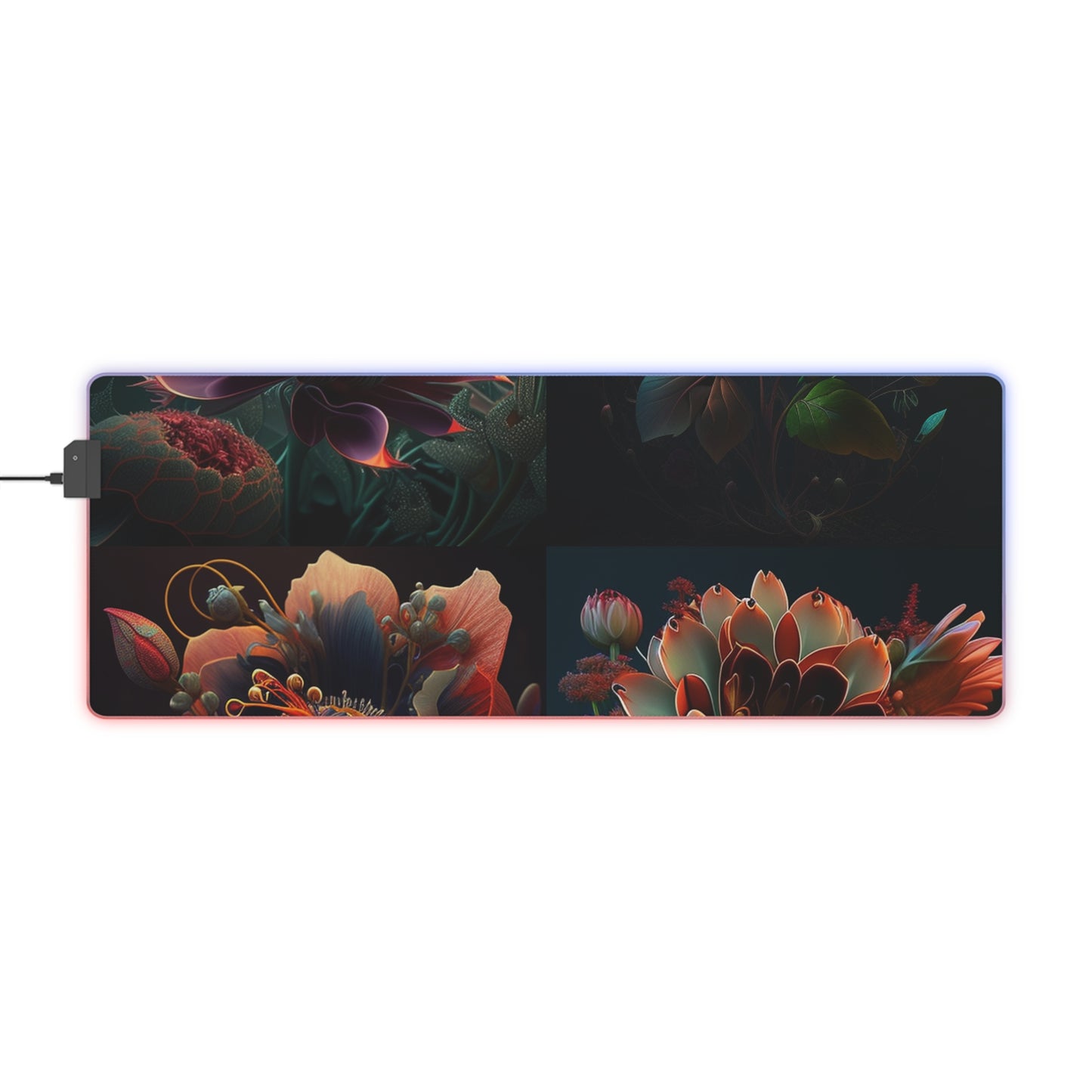 LED Gaming Mouse Pad Flower Arangment 5