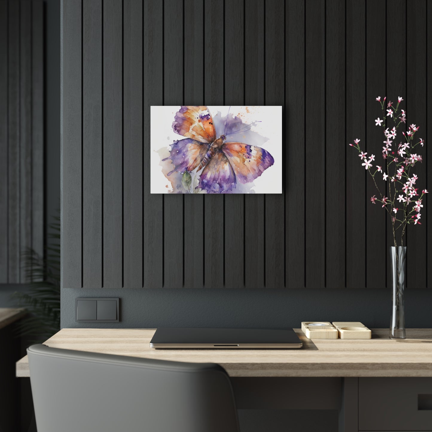 Acrylic Prints MerlinRose Watercolor Butterfly 1