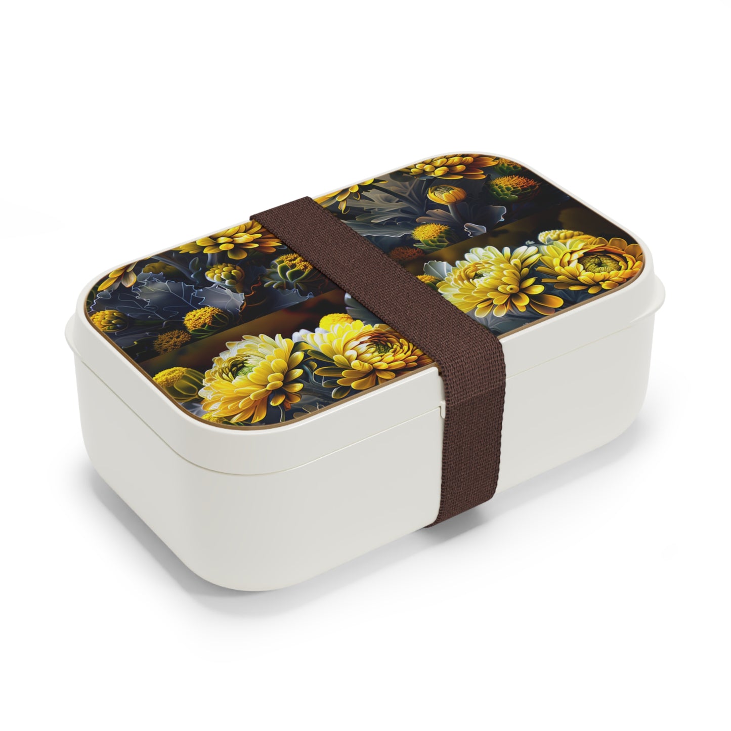 Bento Lunch Box Yellow Hermosas Flores Amarillas 5