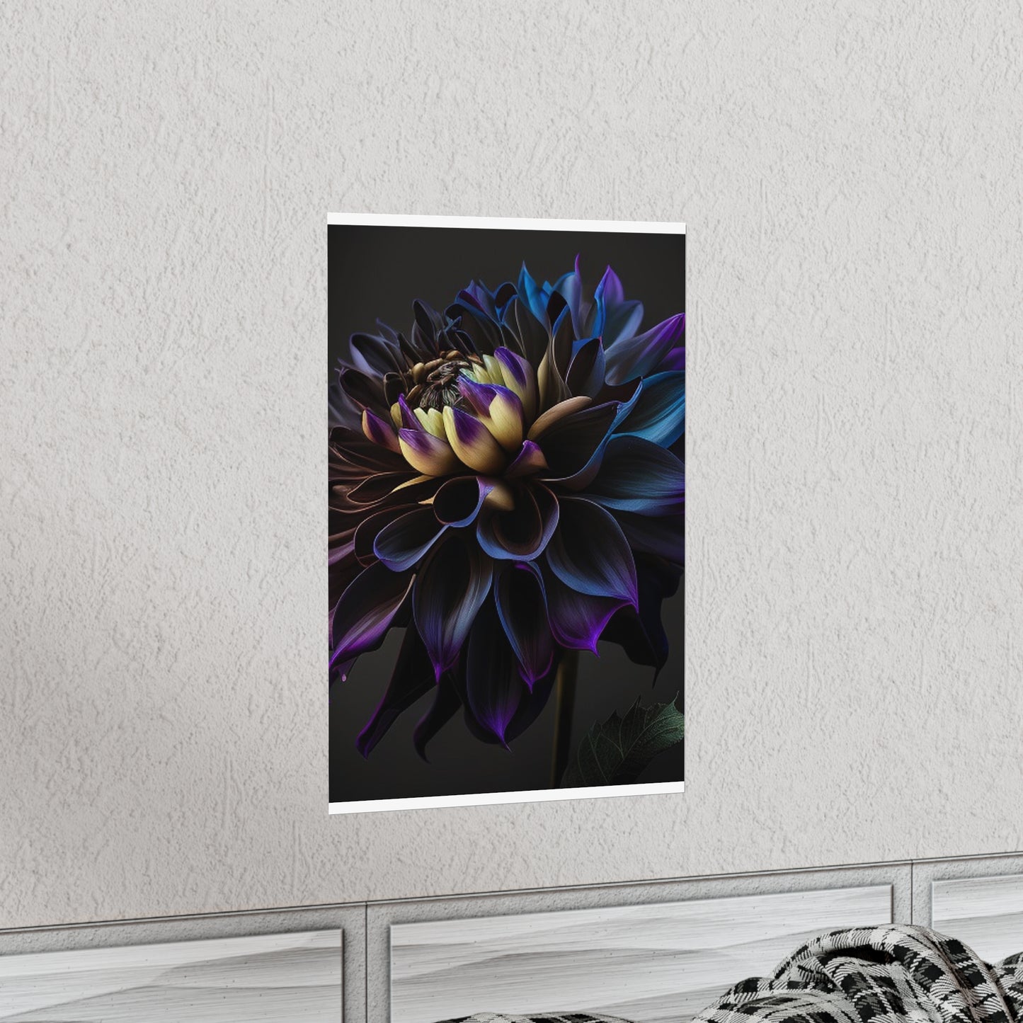 Premium Matte Vertical Posters Dahlia Purple 1