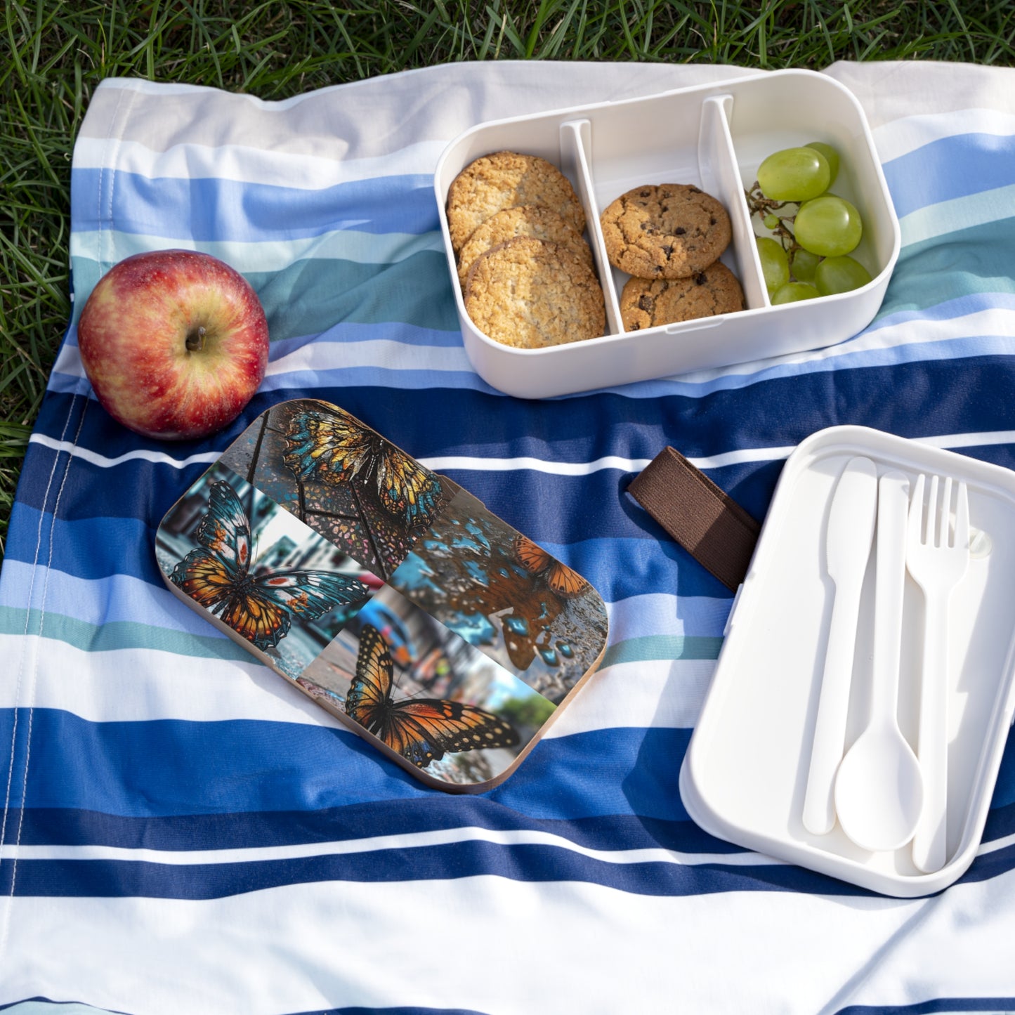 Bento Lunch Box Water Butterfly Street 5