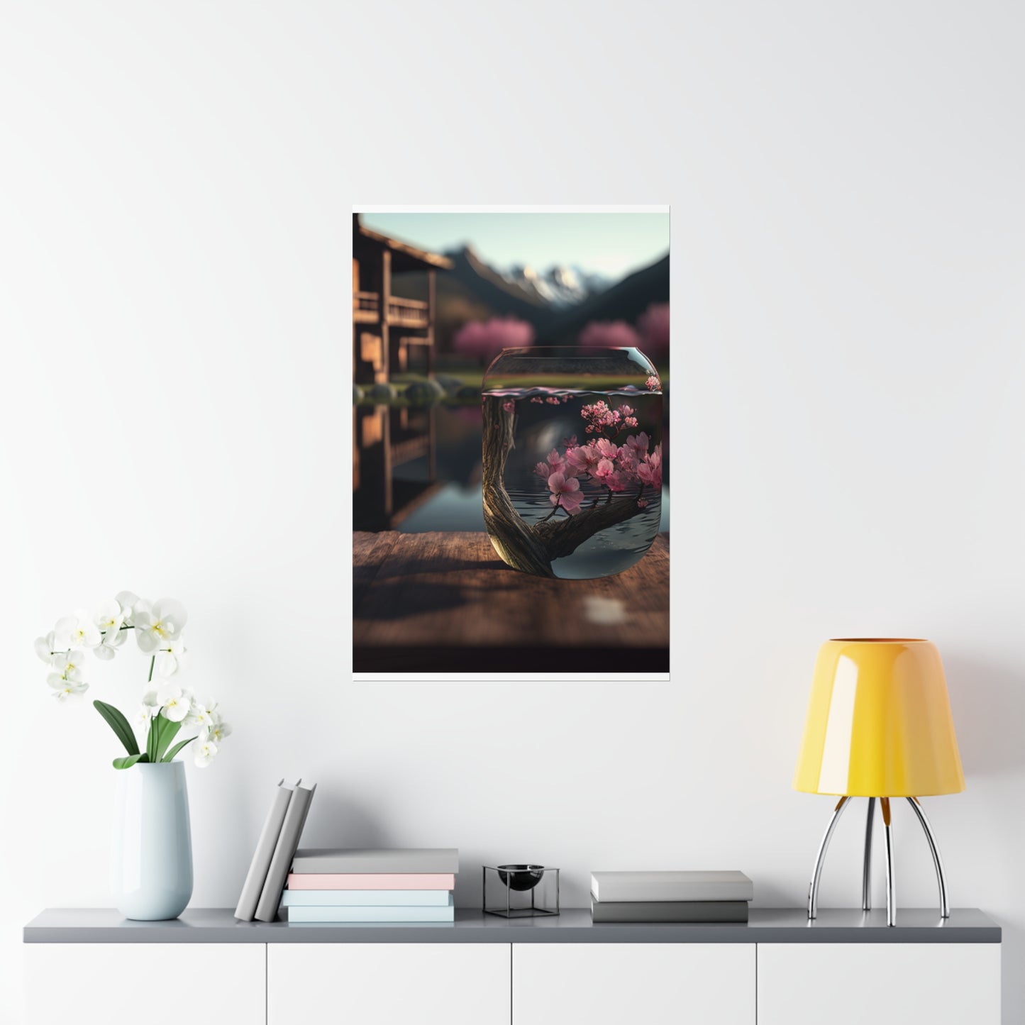 Premium Matte Vertical Posters Cherry Blossom 3