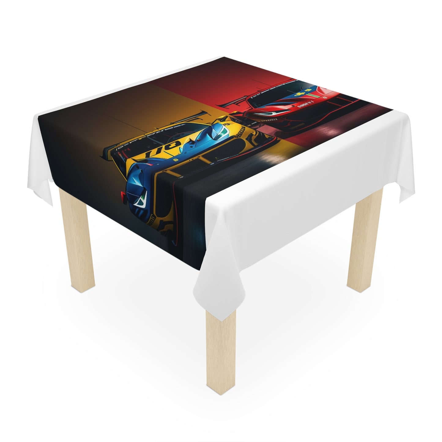 Tablecloth Ferrari Red Blue 3