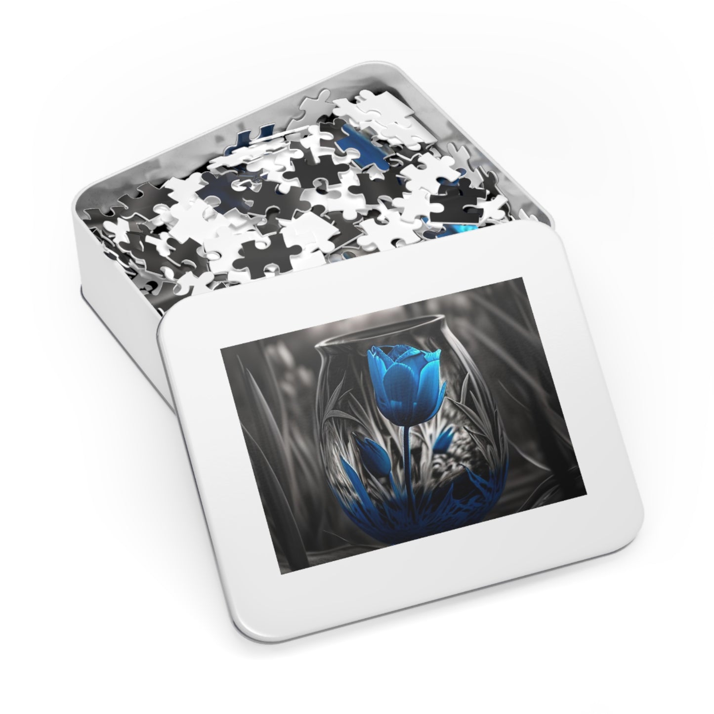 Jigsaw Puzzle (30, 110, 252, 500,1000-Piece) Tulip Blue 3