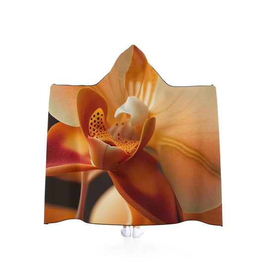 Hooded Blanket Orange Orchid 3