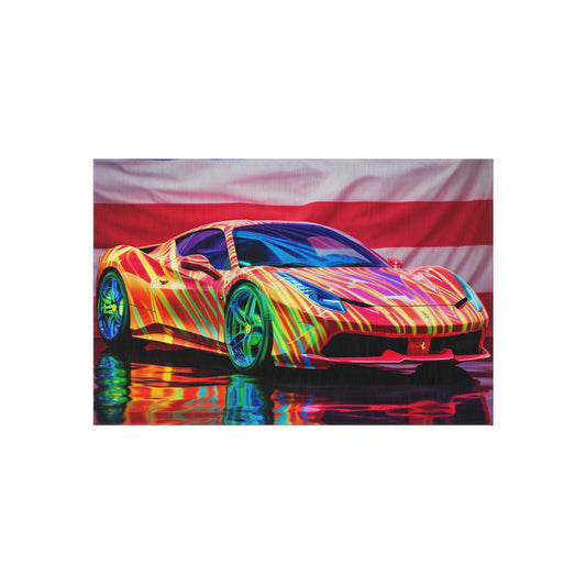 Outdoor Rug  Hyper Colorfull Ferrari 4