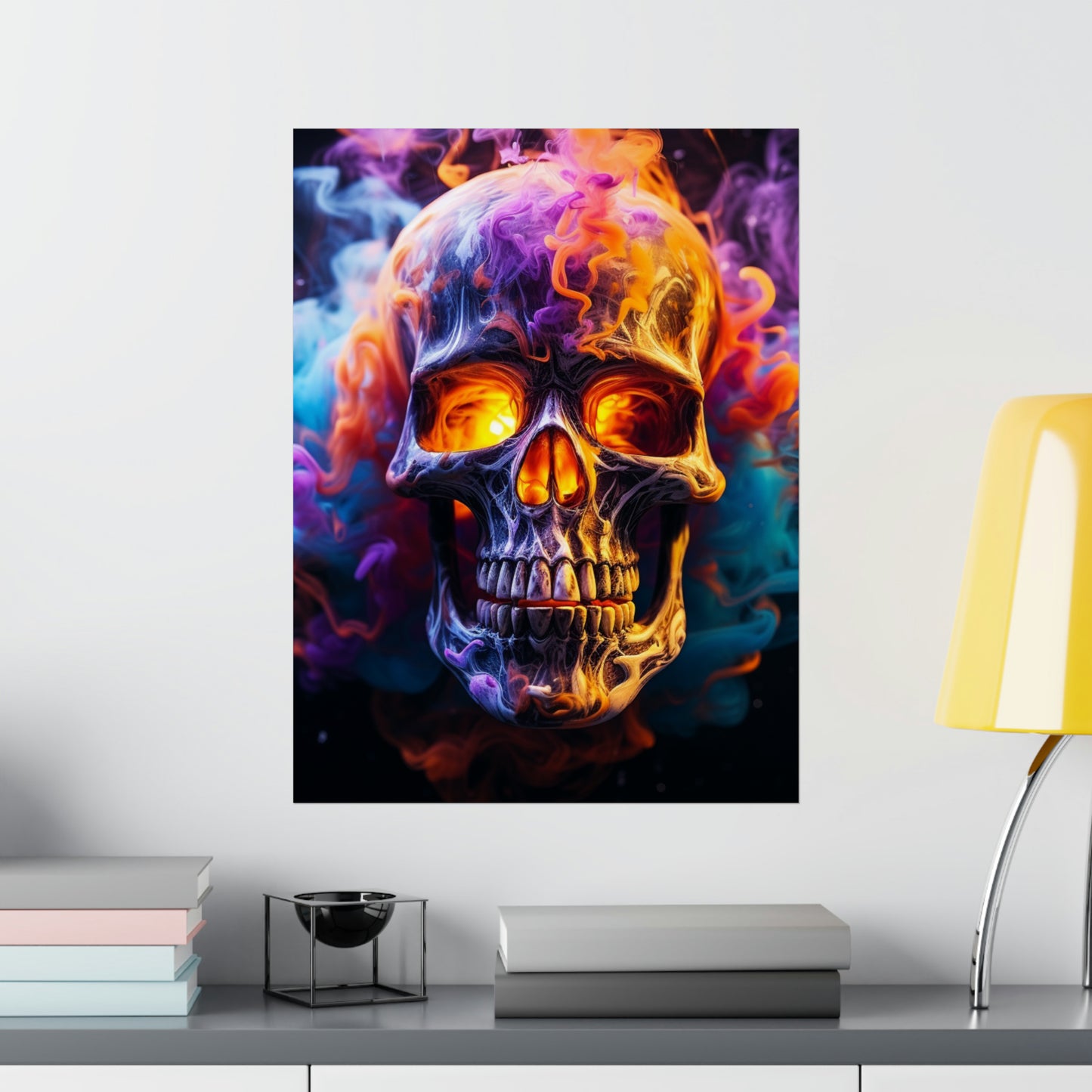 Premium Matte Vertical Posters Macro Skull 2