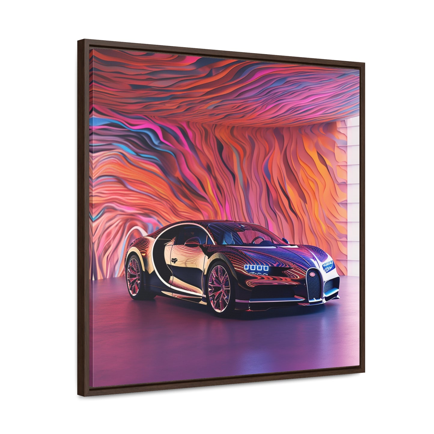 Gallery Canvas Wraps, Square Frame Bugatti Abstract Flair 4