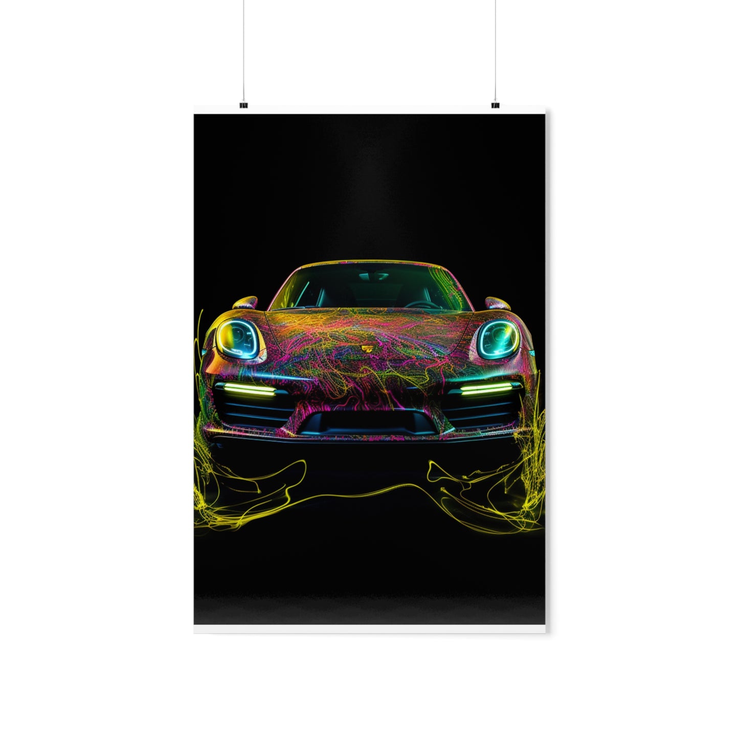 Premium Matte Vertical Posters Porsche Flair 2