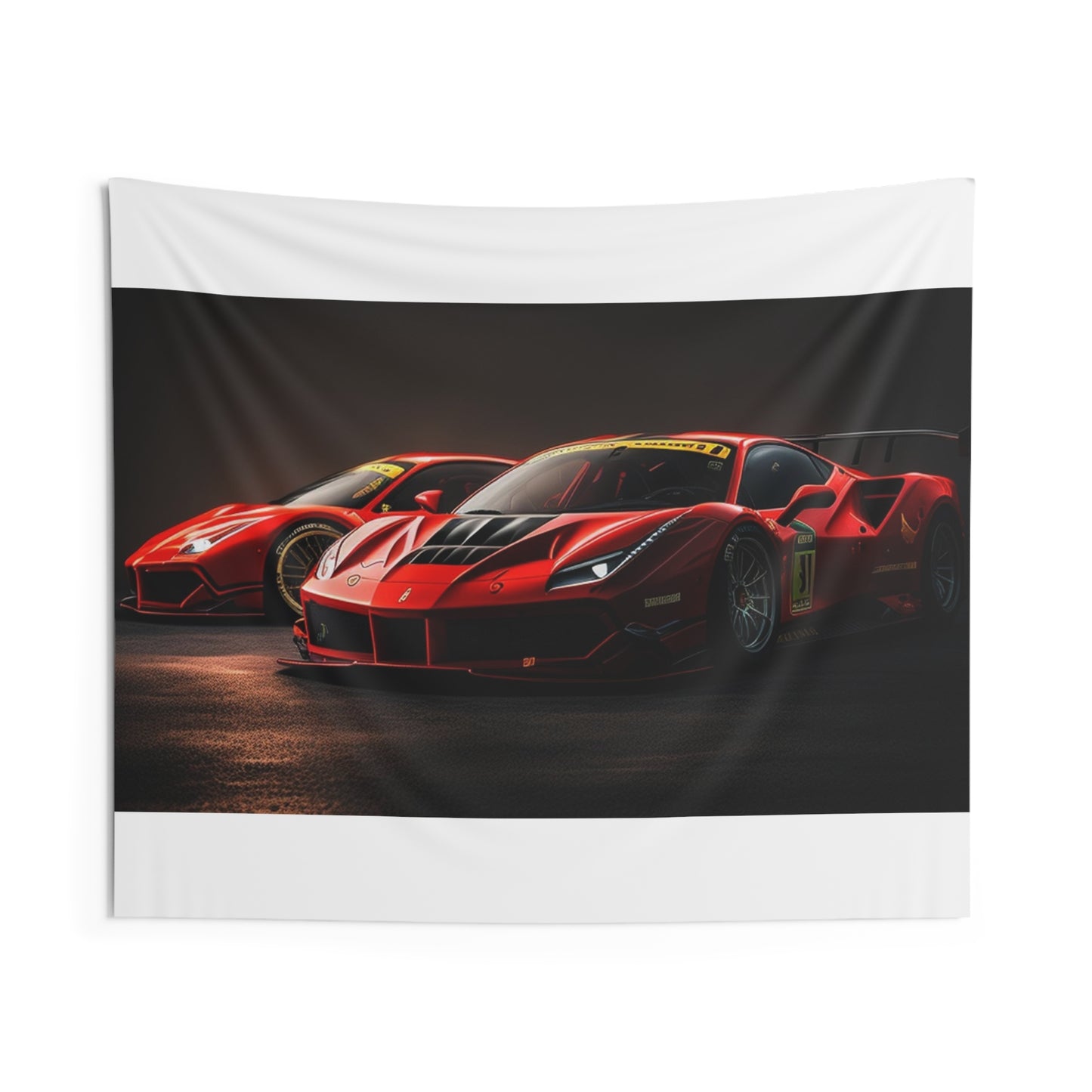 Indoor Wall Tapestries Ferrari Red 4