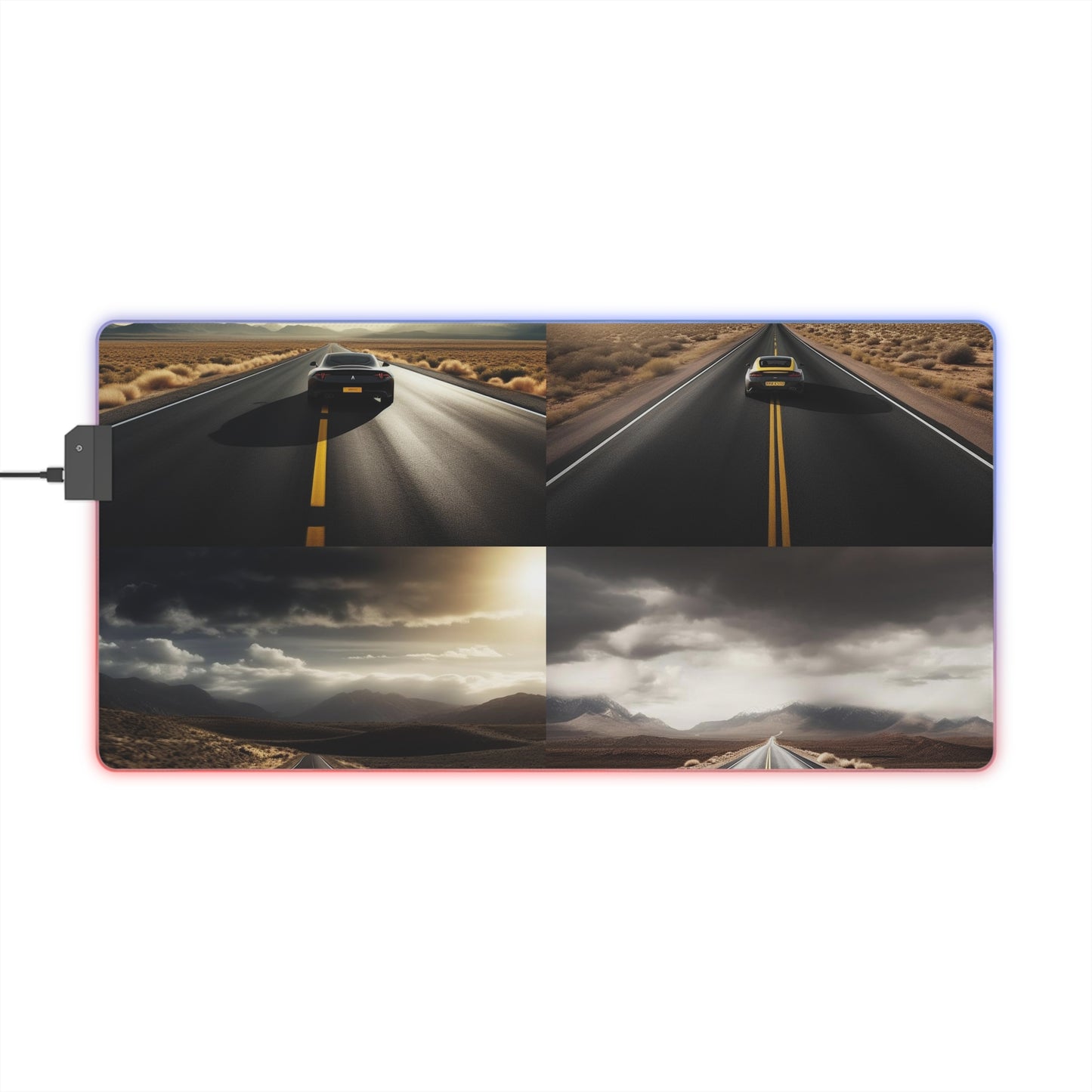 LED Gaming Mouse Pad Ferrari Road 5