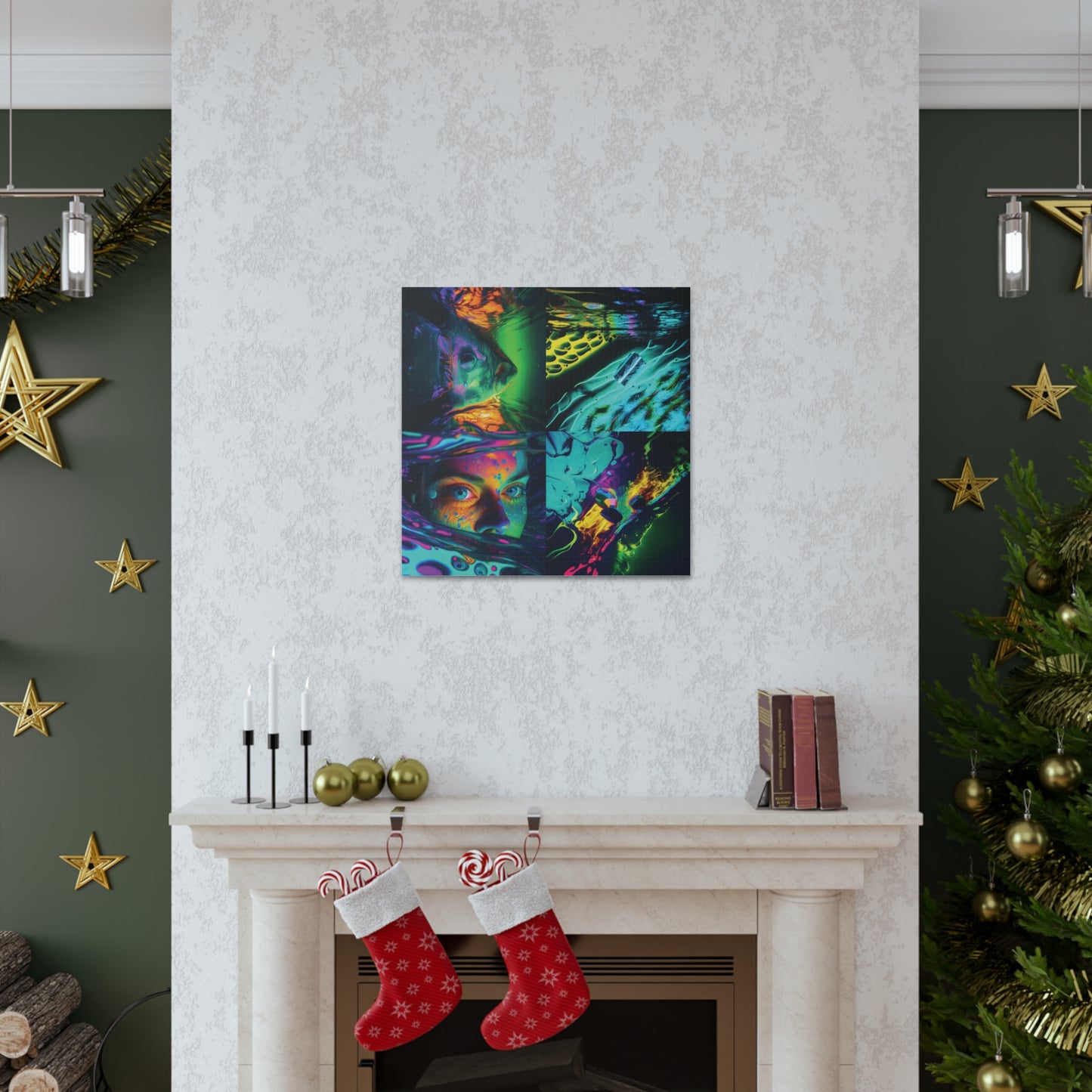 Canvas Gallery Wraps Florescent Glow 5
