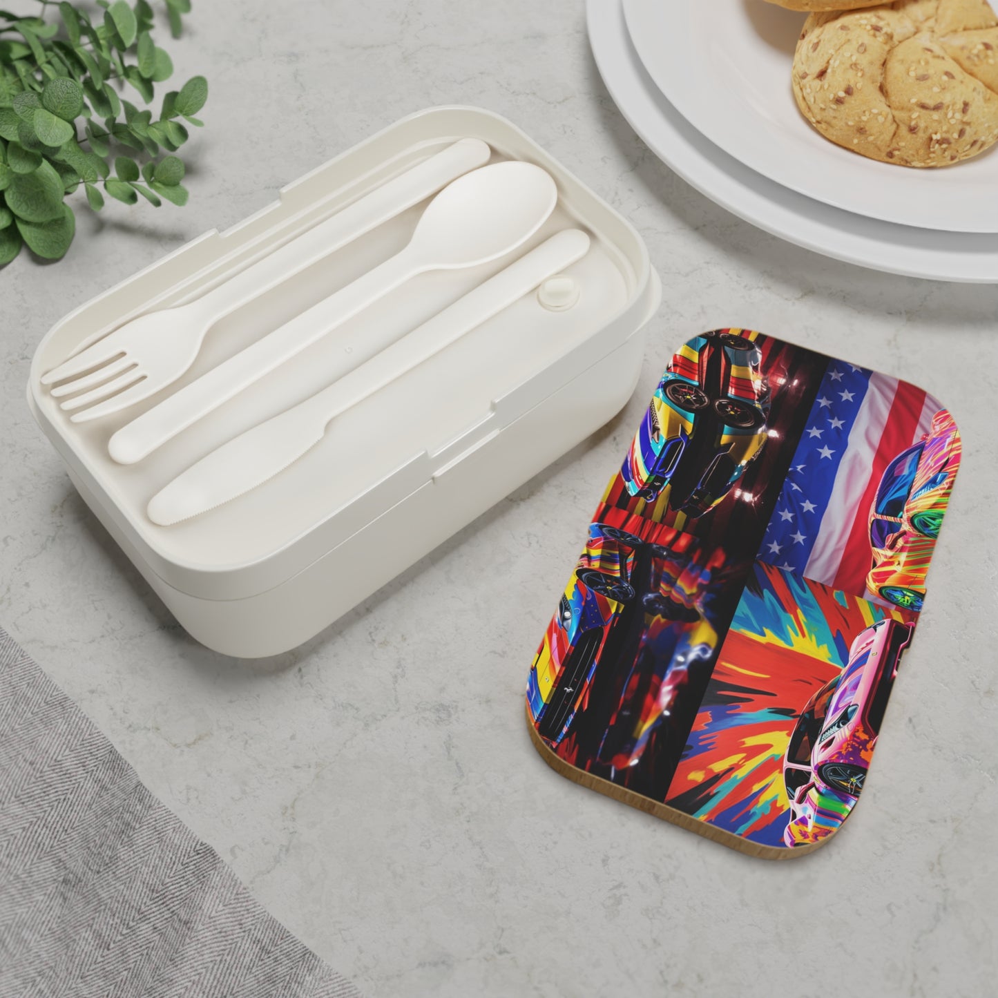Bento Lunch Box Hyper Colorfull Ferrari 5