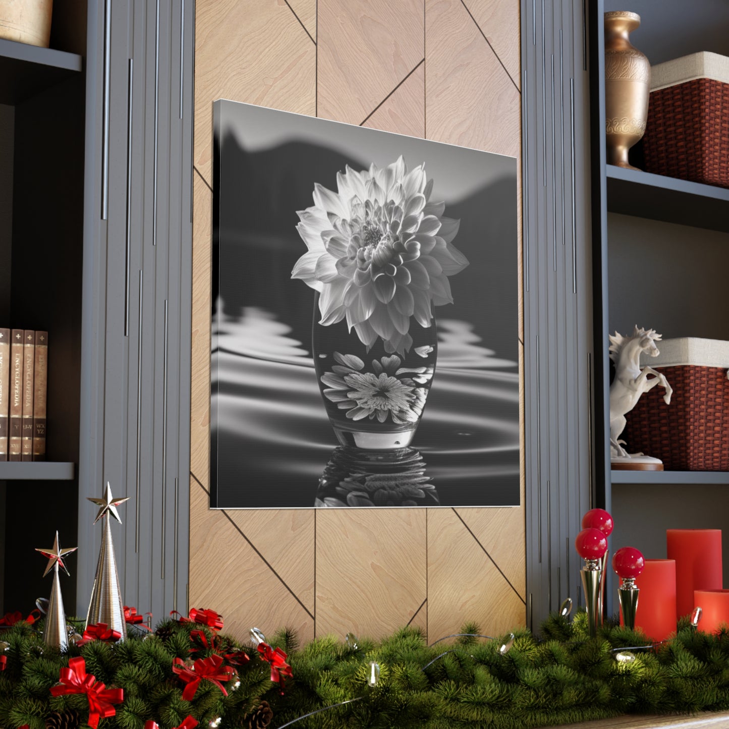 Canvas Gallery Wraps White Dahlia 4