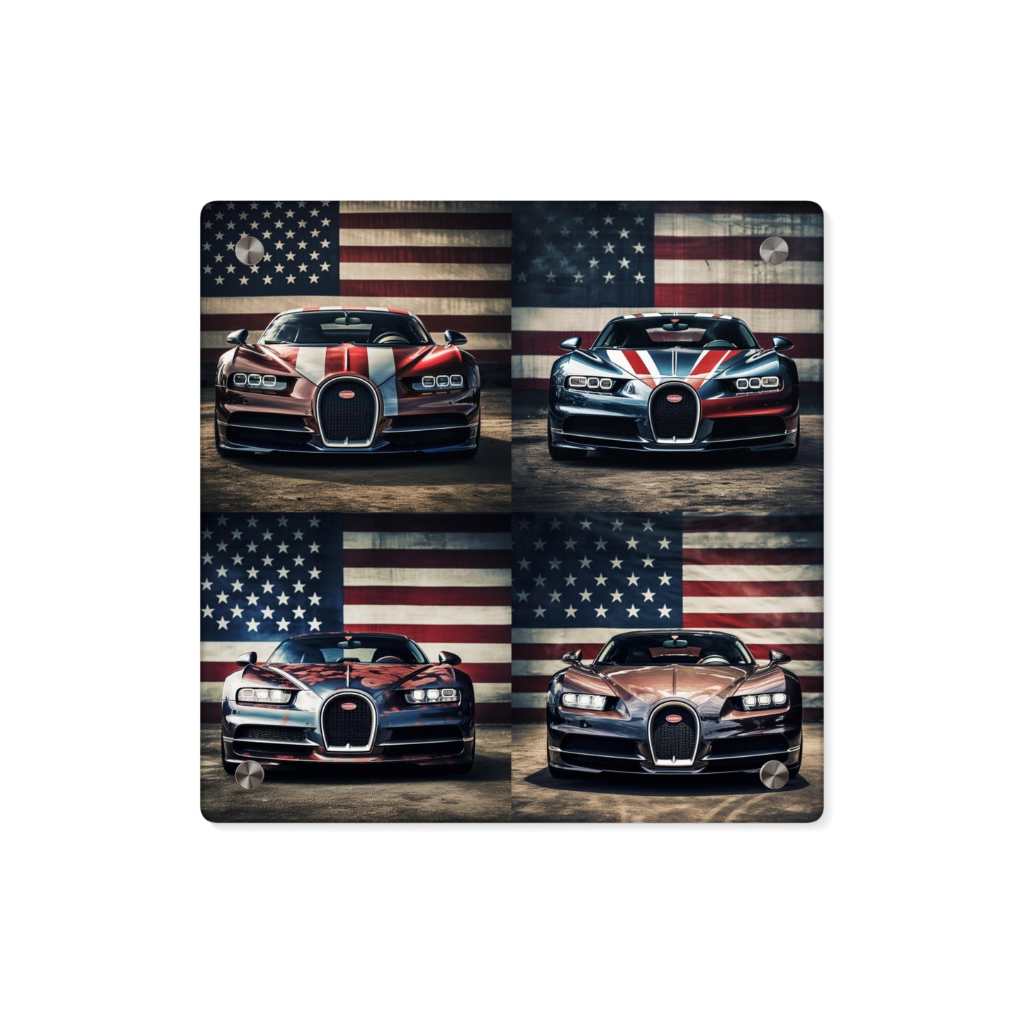 Acrylic Wall Art Panels Bugatti Flag 5