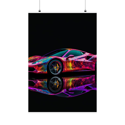 Premium Matte Vertical Posters Ferrari Color 4