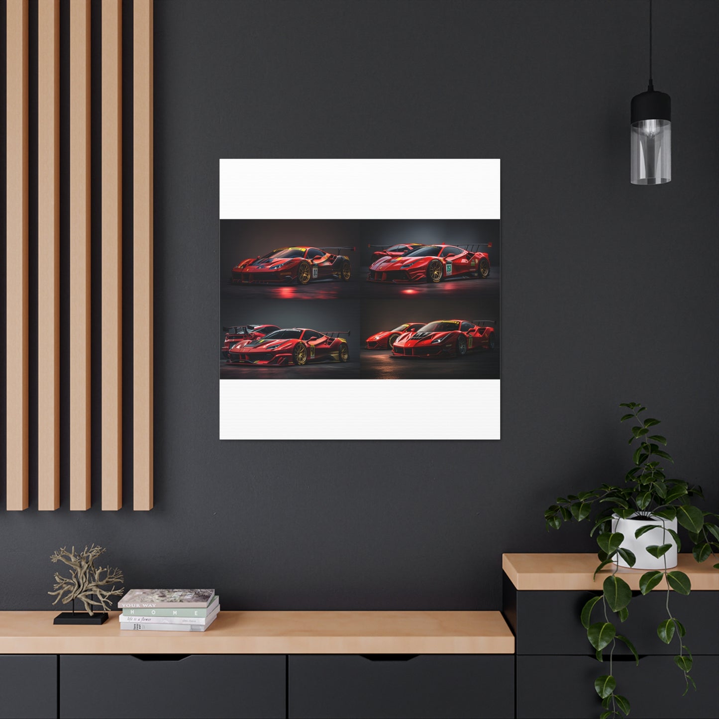 Canvas Gallery Wraps Ferrari Red 5