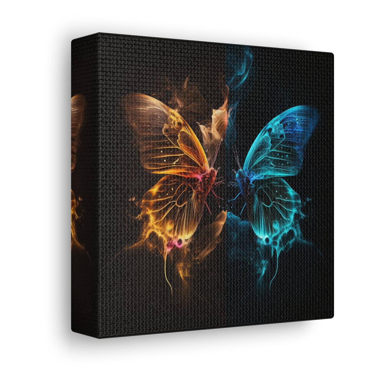 Canvas Gallery Wraps Kiss Neon Butterfly 9