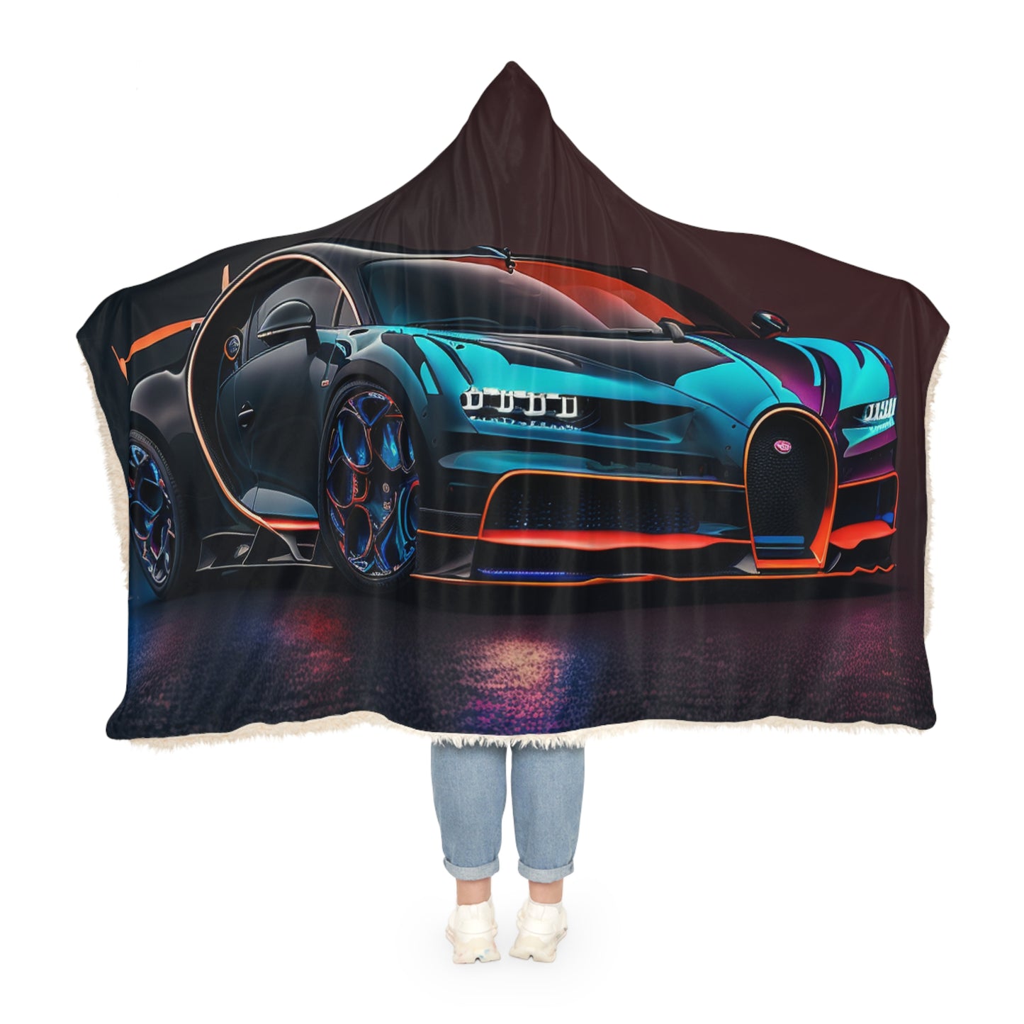 Snuggle Hooded Blanket Bugatti Chiron Super 1