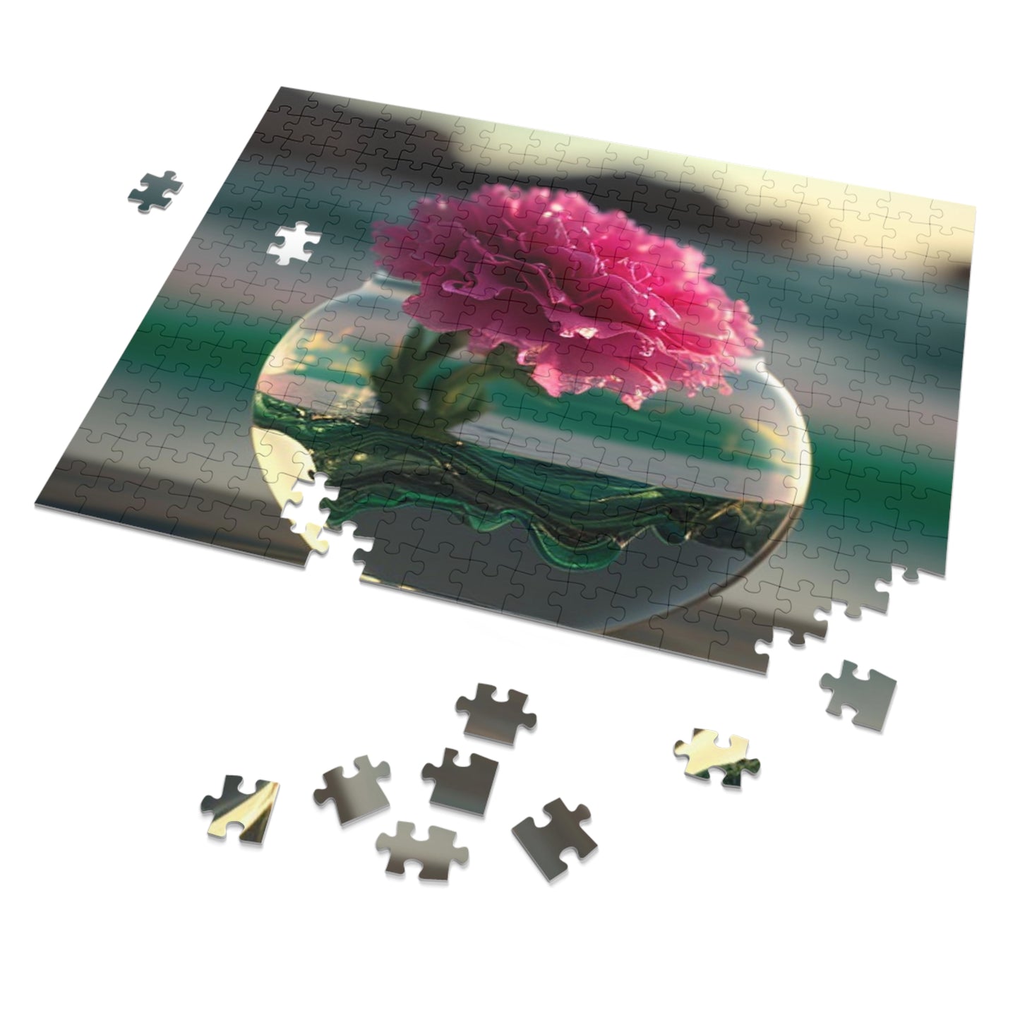 Jigsaw Puzzle (30, 110, 252, 500,1000-Piece) Carnation 3
