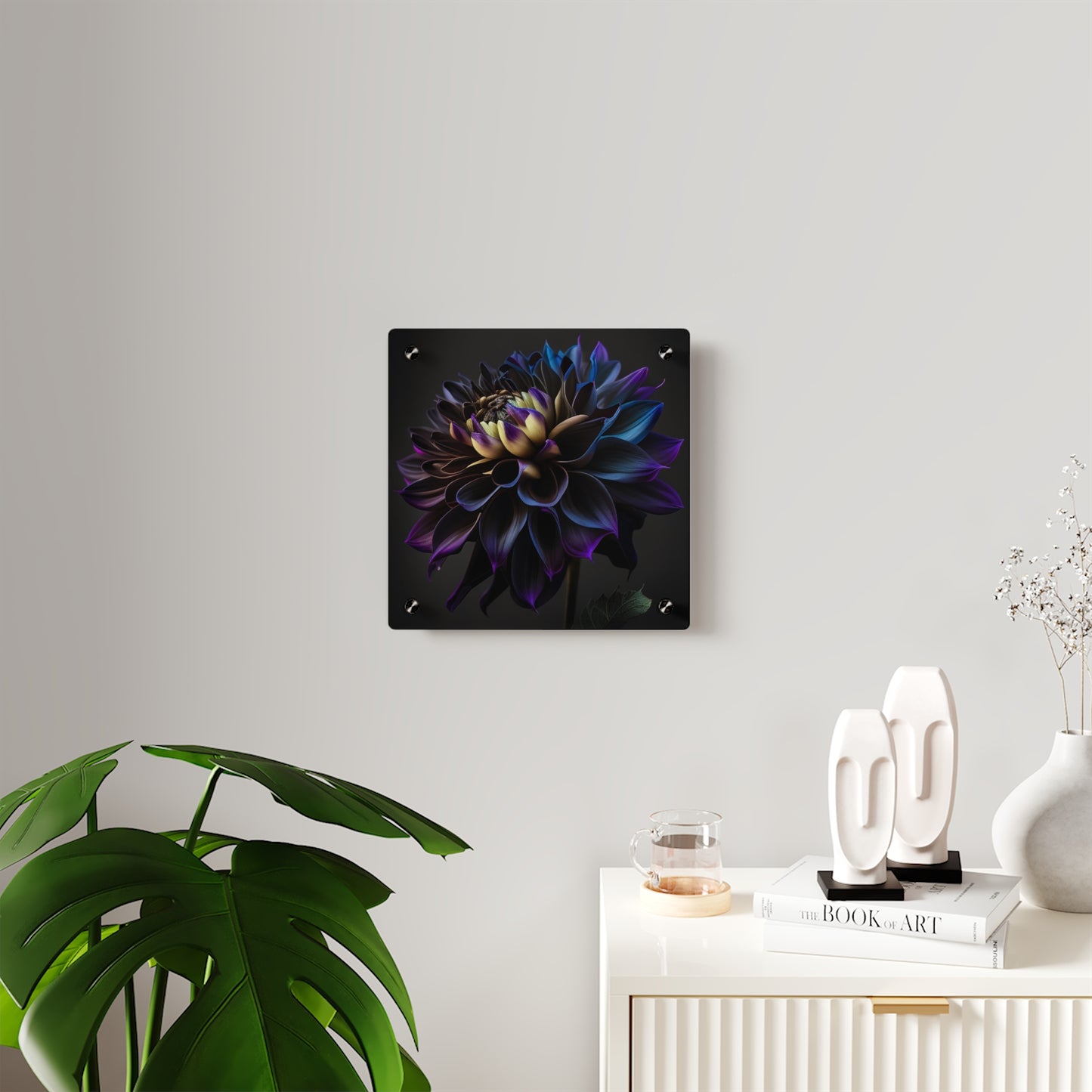 Acrylic Wall Art Panels Dahlia Purple 1