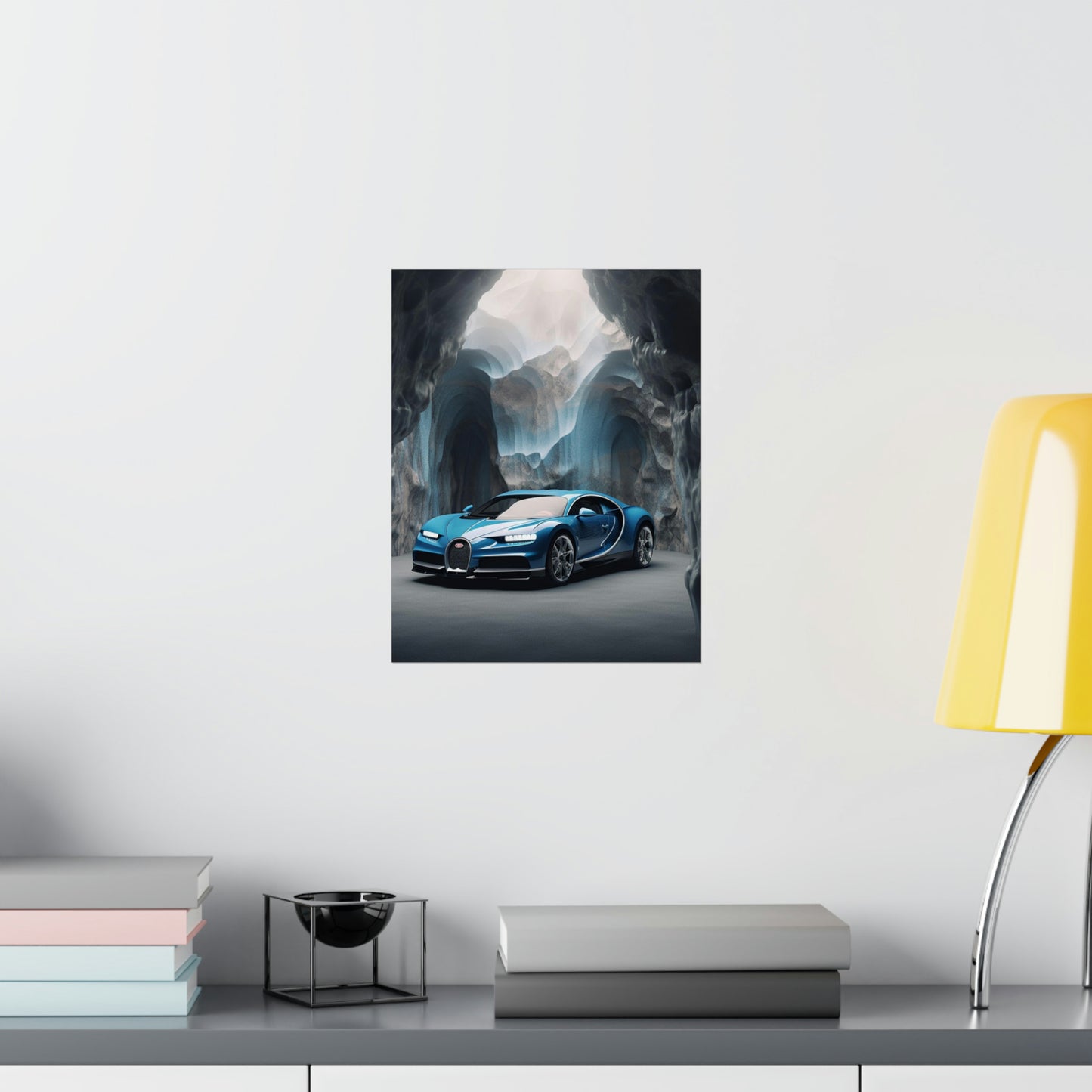 Premium Matte Vertical Posters Bugatti Real Look 2