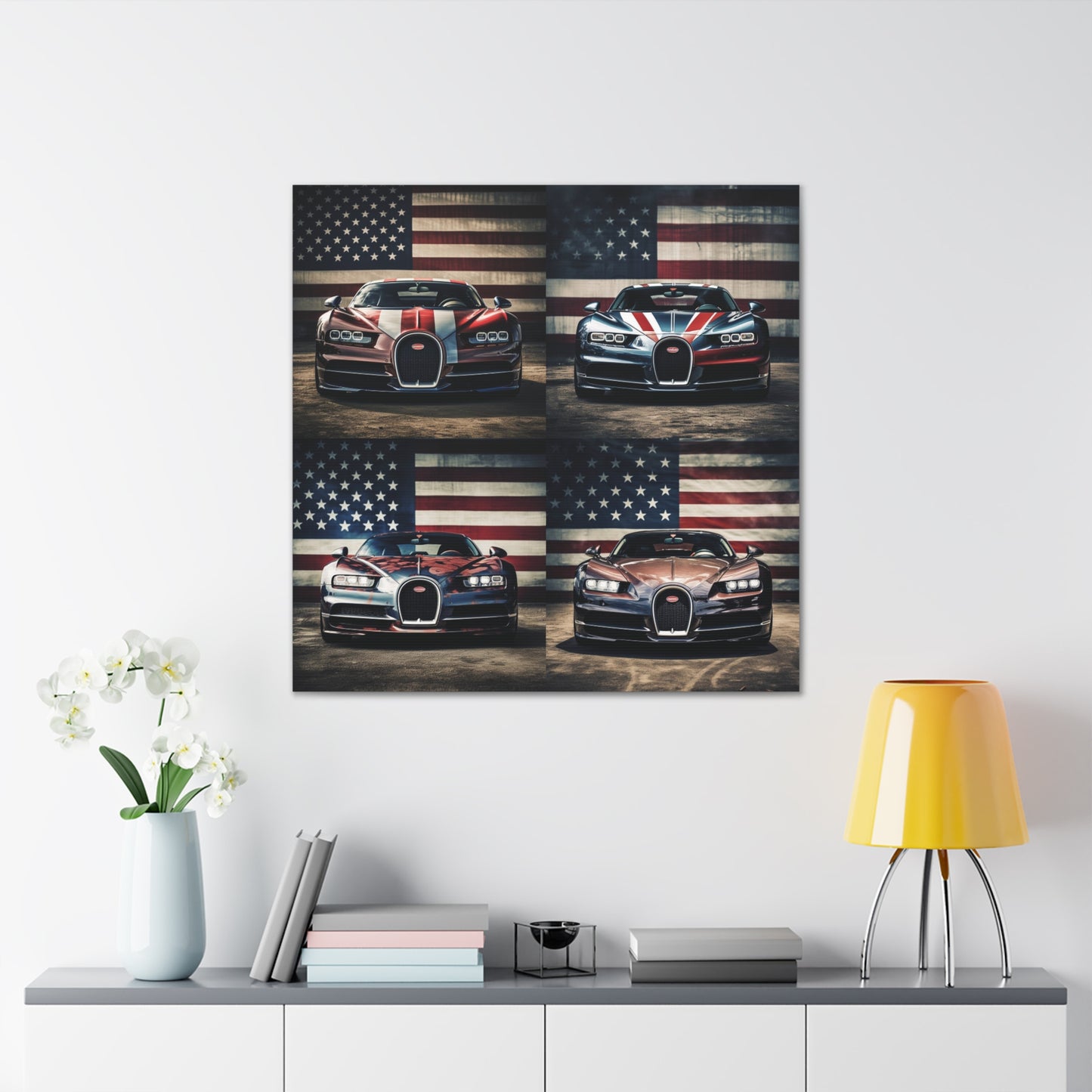 Canvas Gallery Wraps Bugatti Flag 5