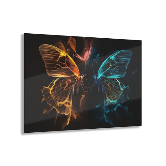 Acrylic Prints Kiss Neon Butterfly 4
