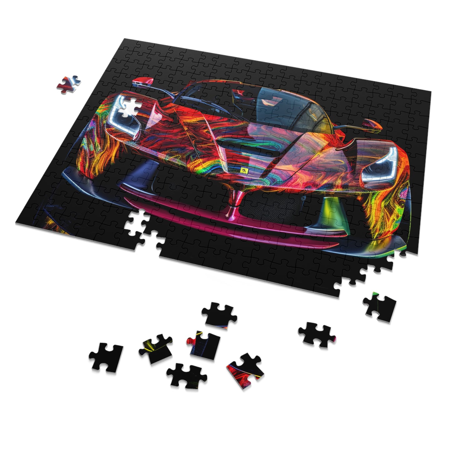 Jigsaw Puzzle (30, 110, 252, 500,1000-Piece) Ferrari Neon 3