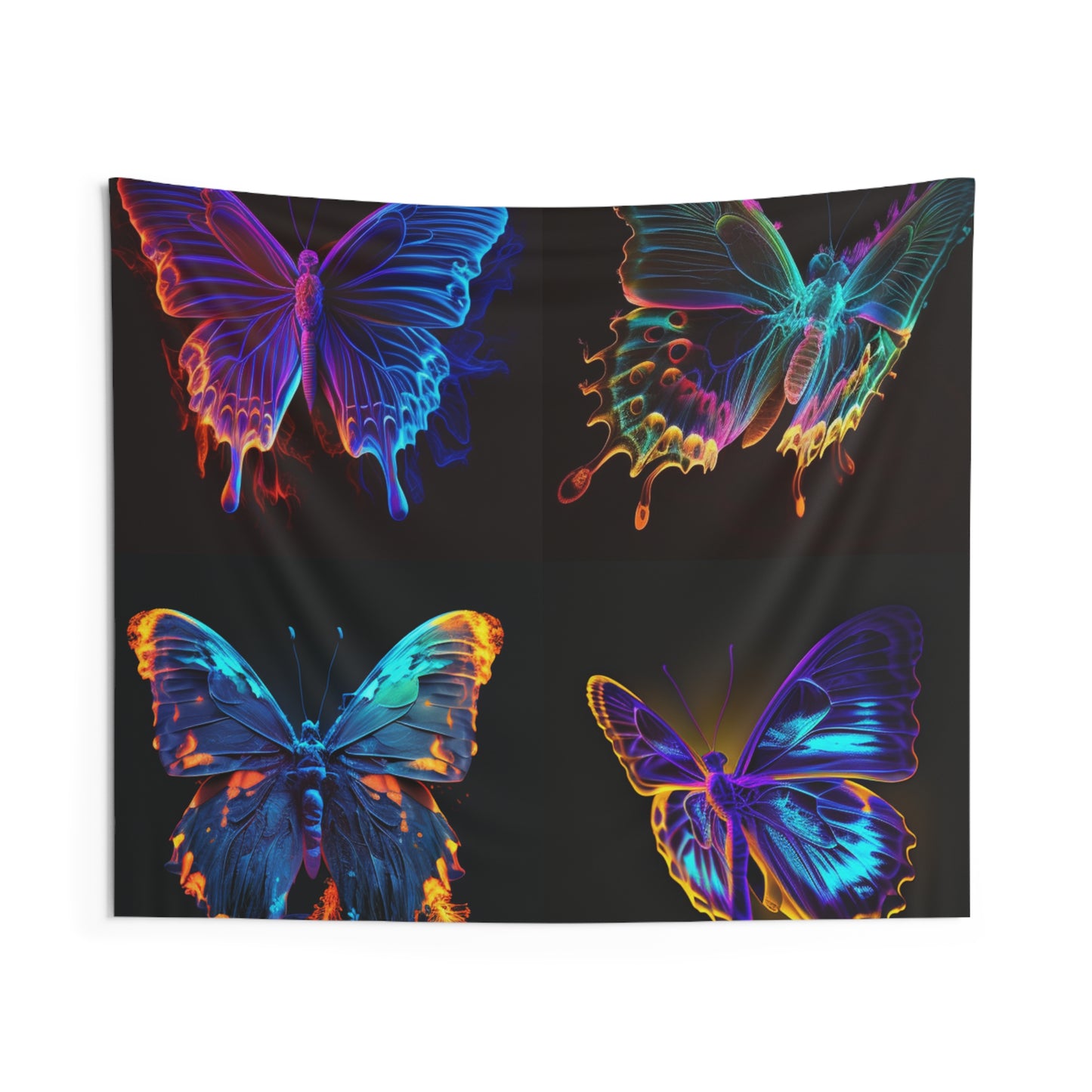 Indoor Wall Tapestries Thermal Butterfly 5