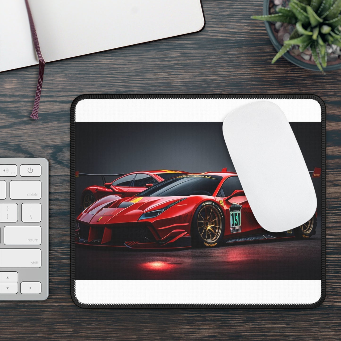 Gaming Mouse Pad  Ferrari Red 2