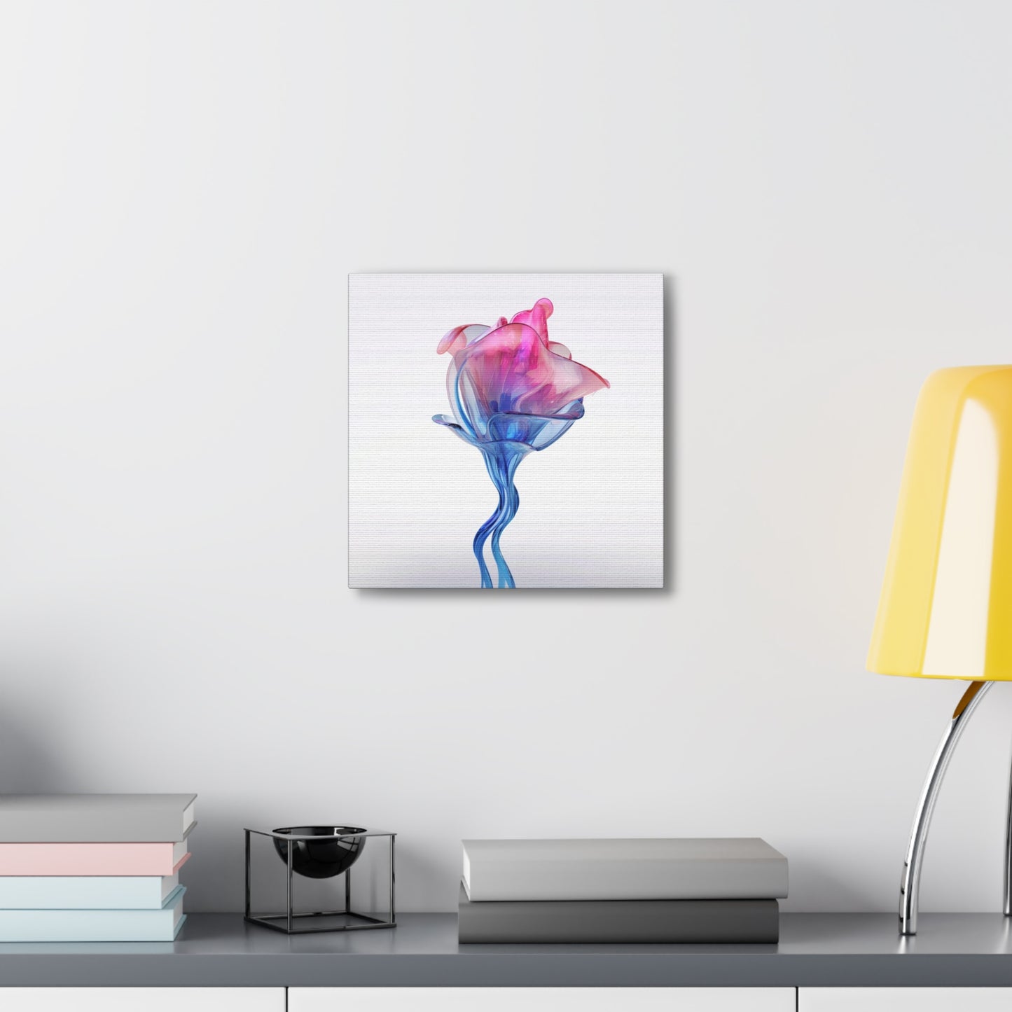 Canvas Gallery Wraps Pink & Blue Tulip Rose 4