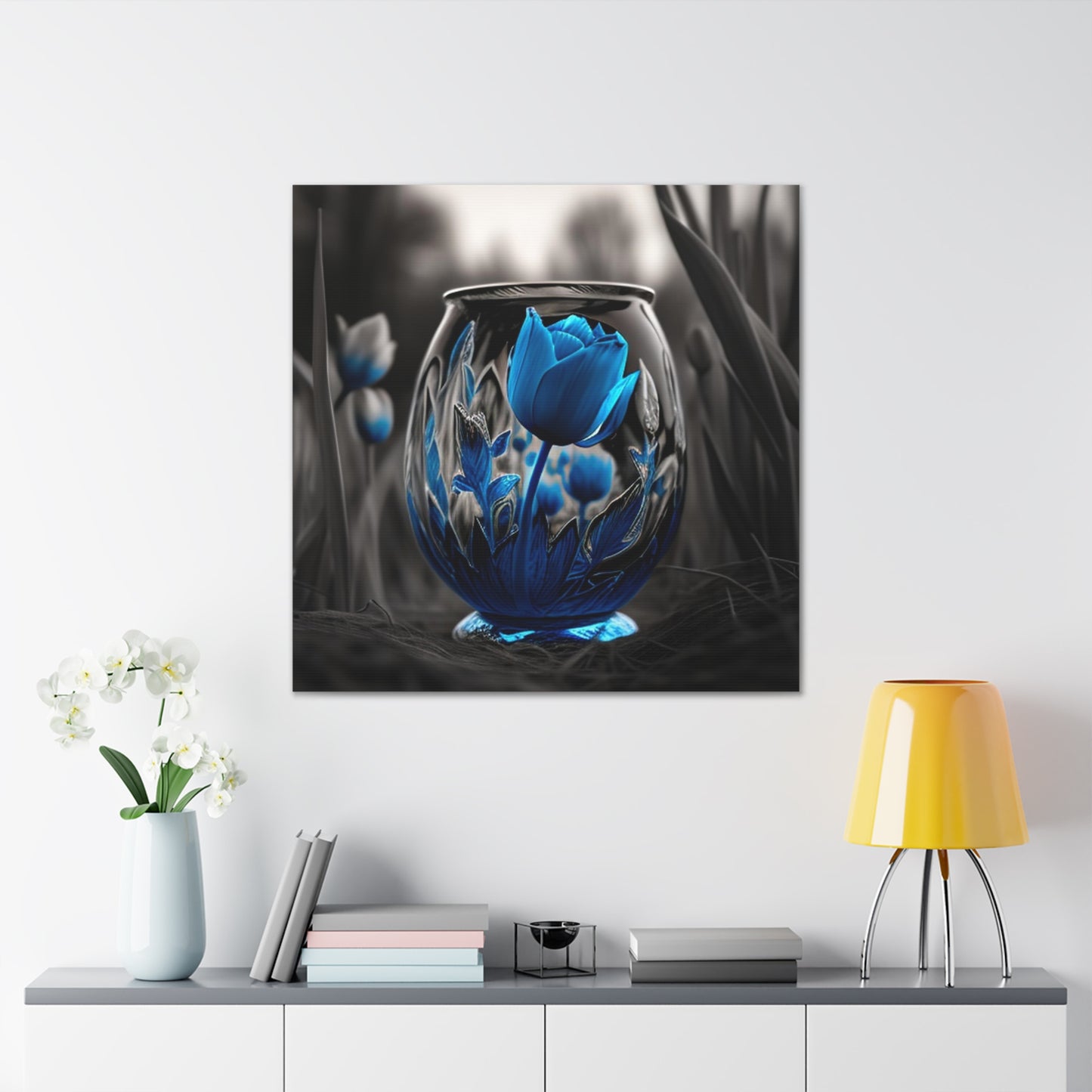 Canvas Gallery Wraps Tulip Blue 2