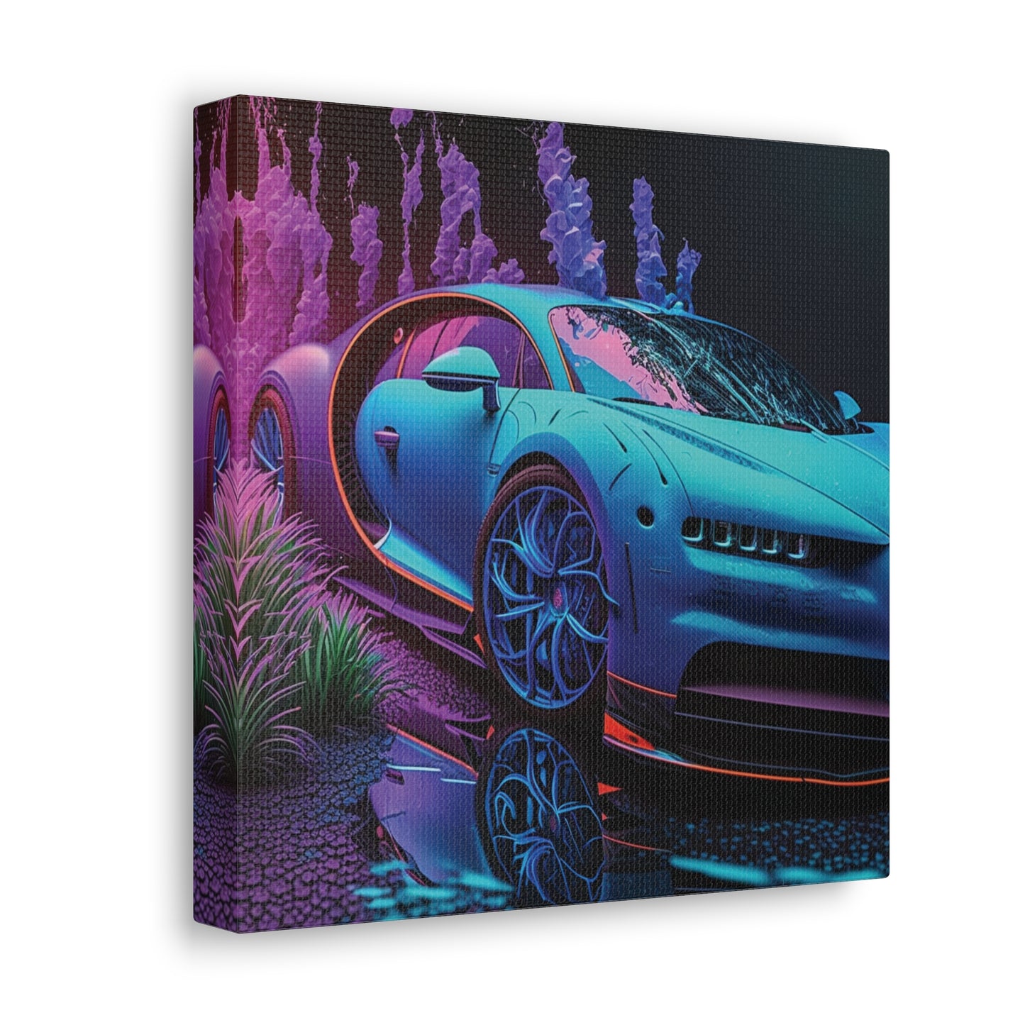 Canvas Gallery Wraps Bugatti Neon Chiron 2