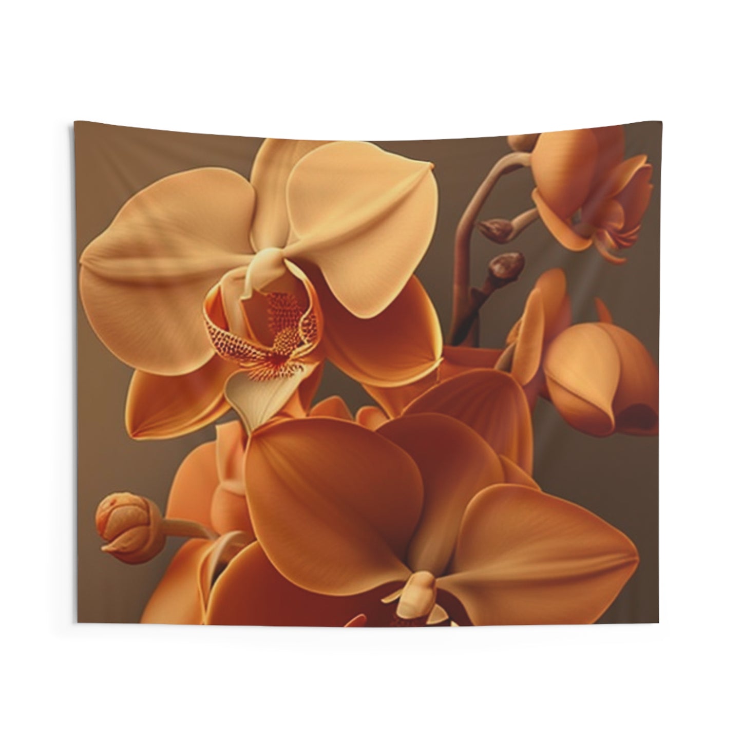 Indoor Wall Tapestries orchid pedals 4